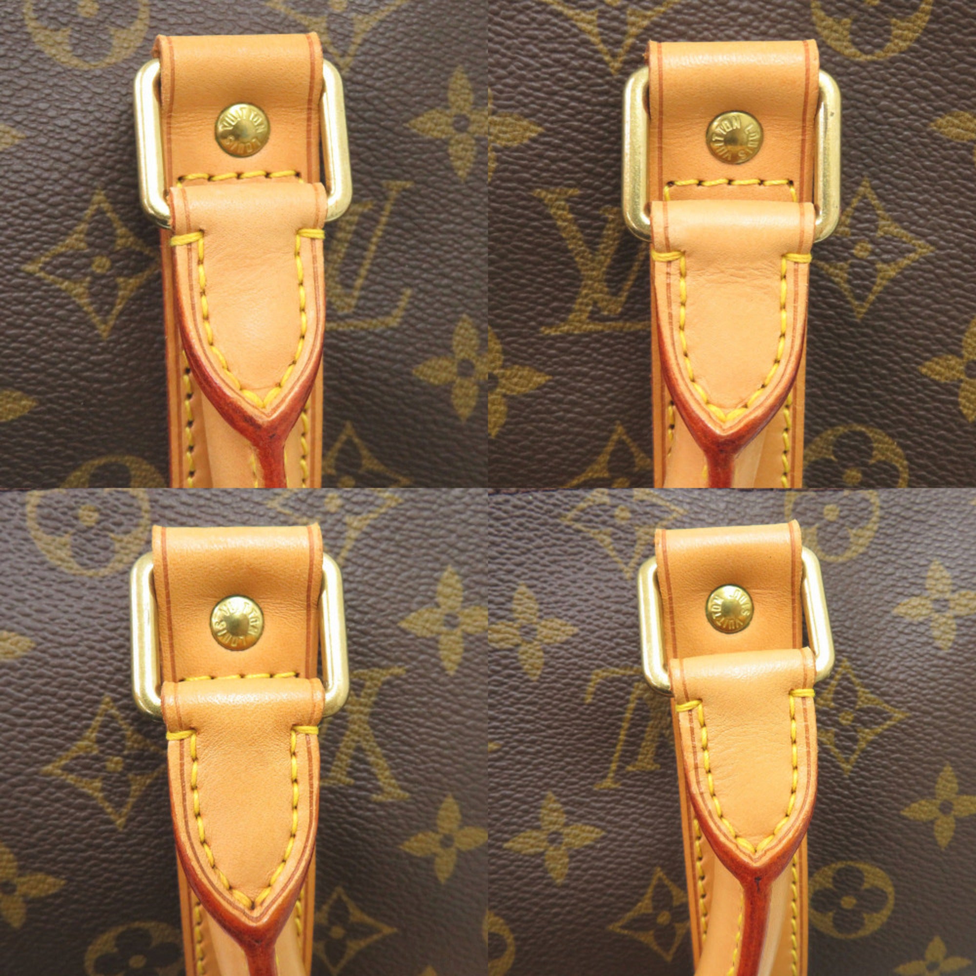 Louis Vuitton Brown Monogram Canvas Boston Bag (Pre-Owned)