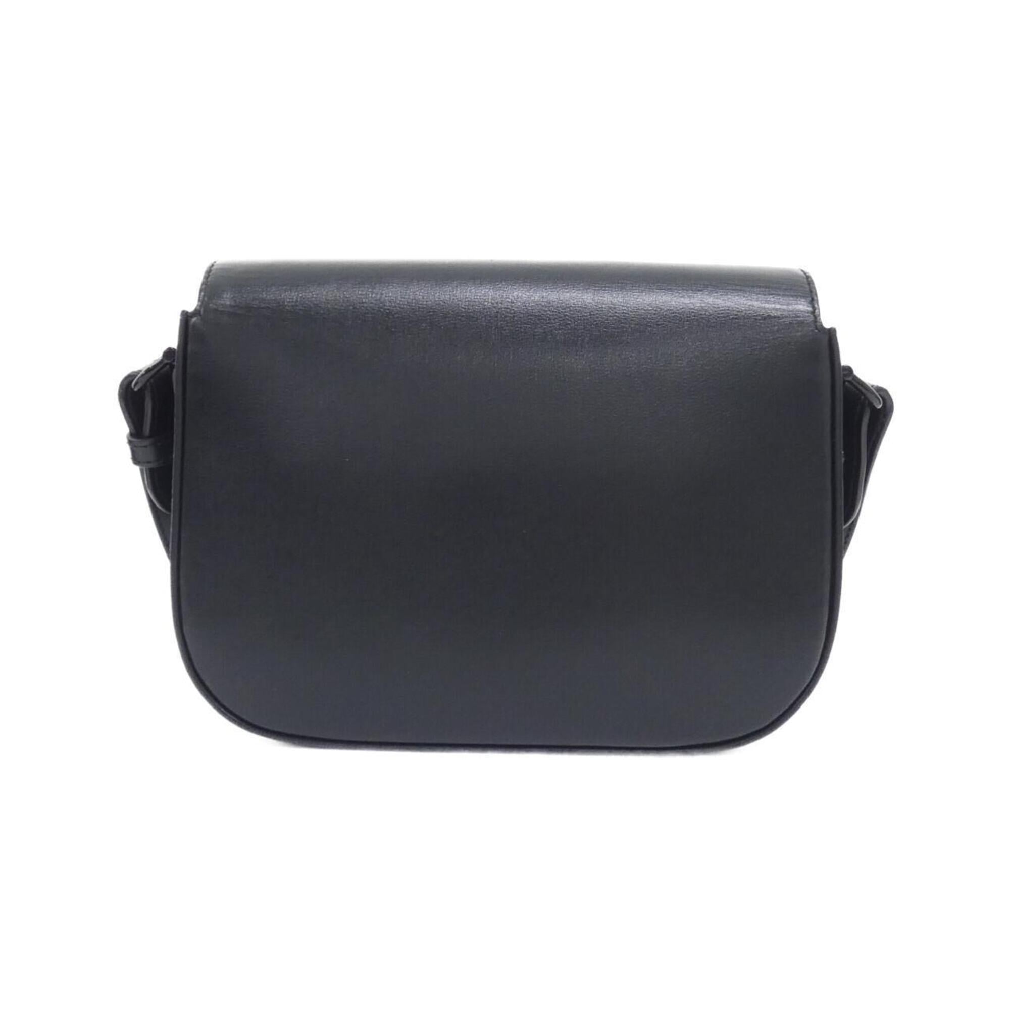 Gucci Horsebit Black Leather Shoulder Bag (Pre-Owned)