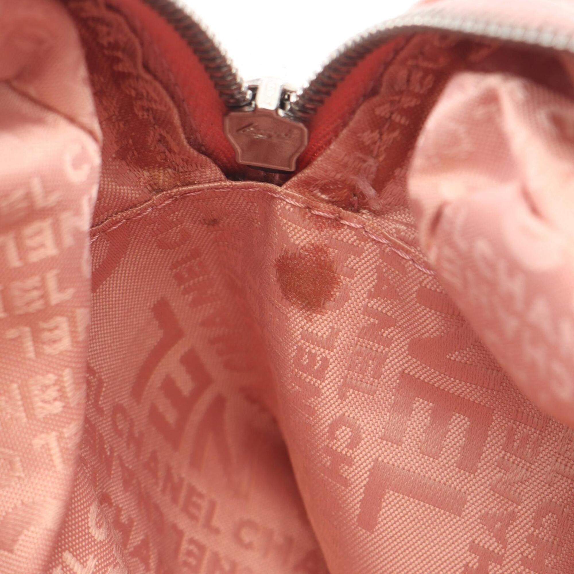 Chanel Pink Grained Calfskin Handbag Tote Bag (Pre-Owned)