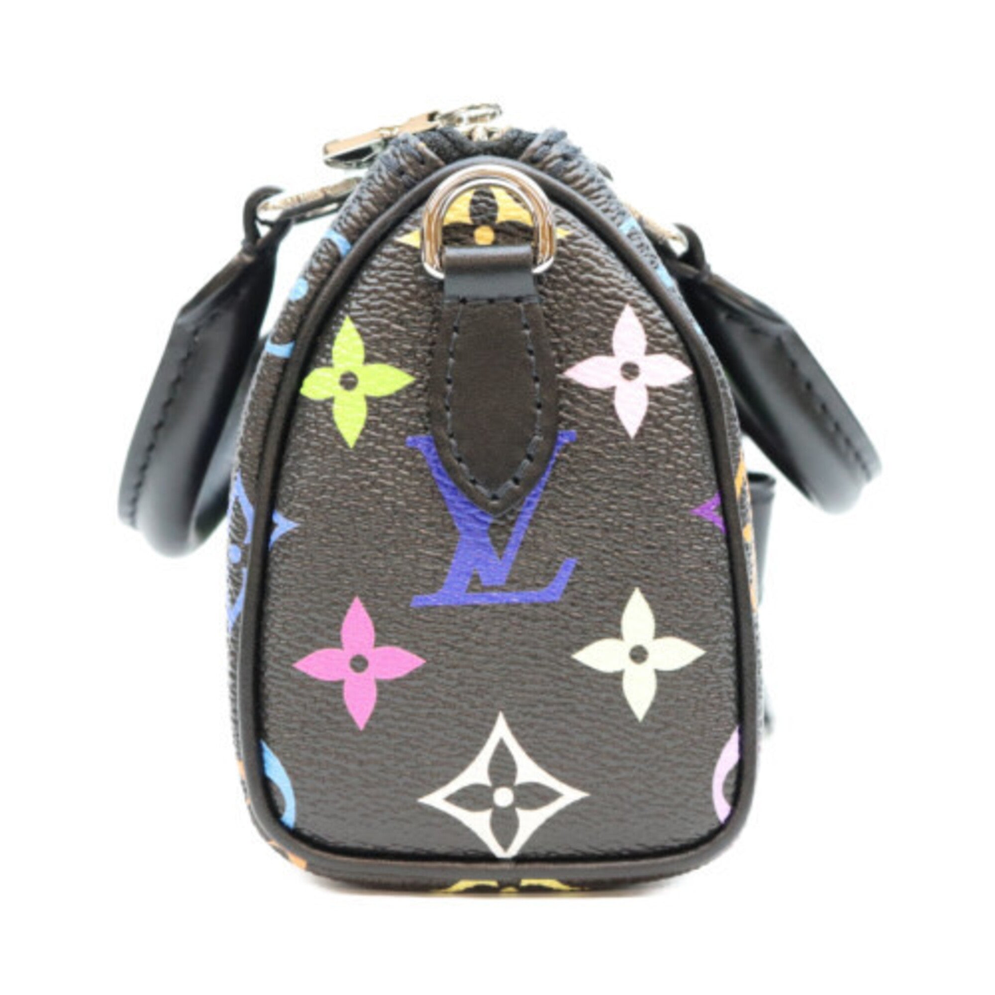 Louis Vuitton Black Monogram Multicolore Boston Bag (Pre-Owned)