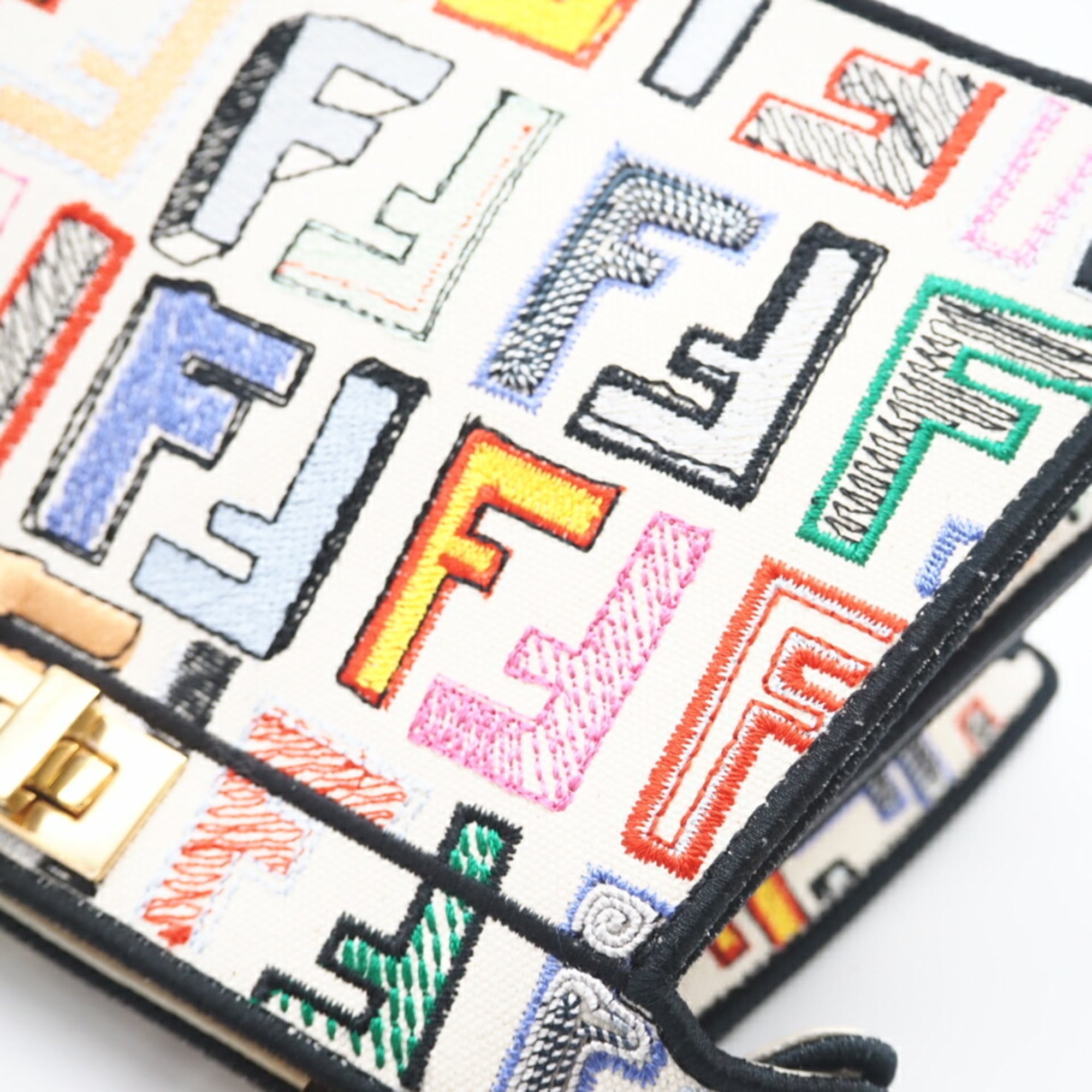 Fendi Multi-Color Canvas Handbag (Pre-Owned)