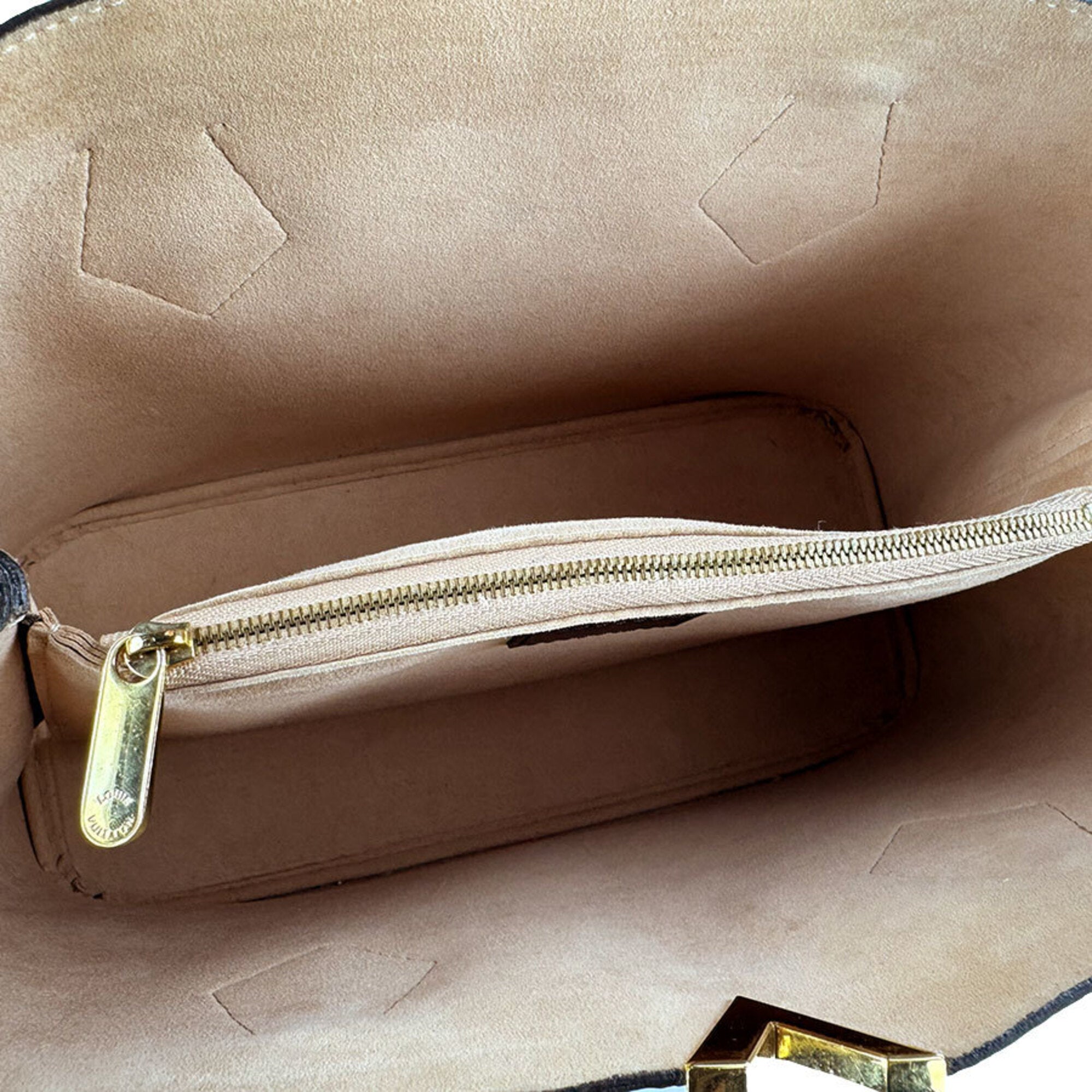 Louis Vuitton Brown Damier Canvas Damier Canvas Handbag (Pre-Owned)