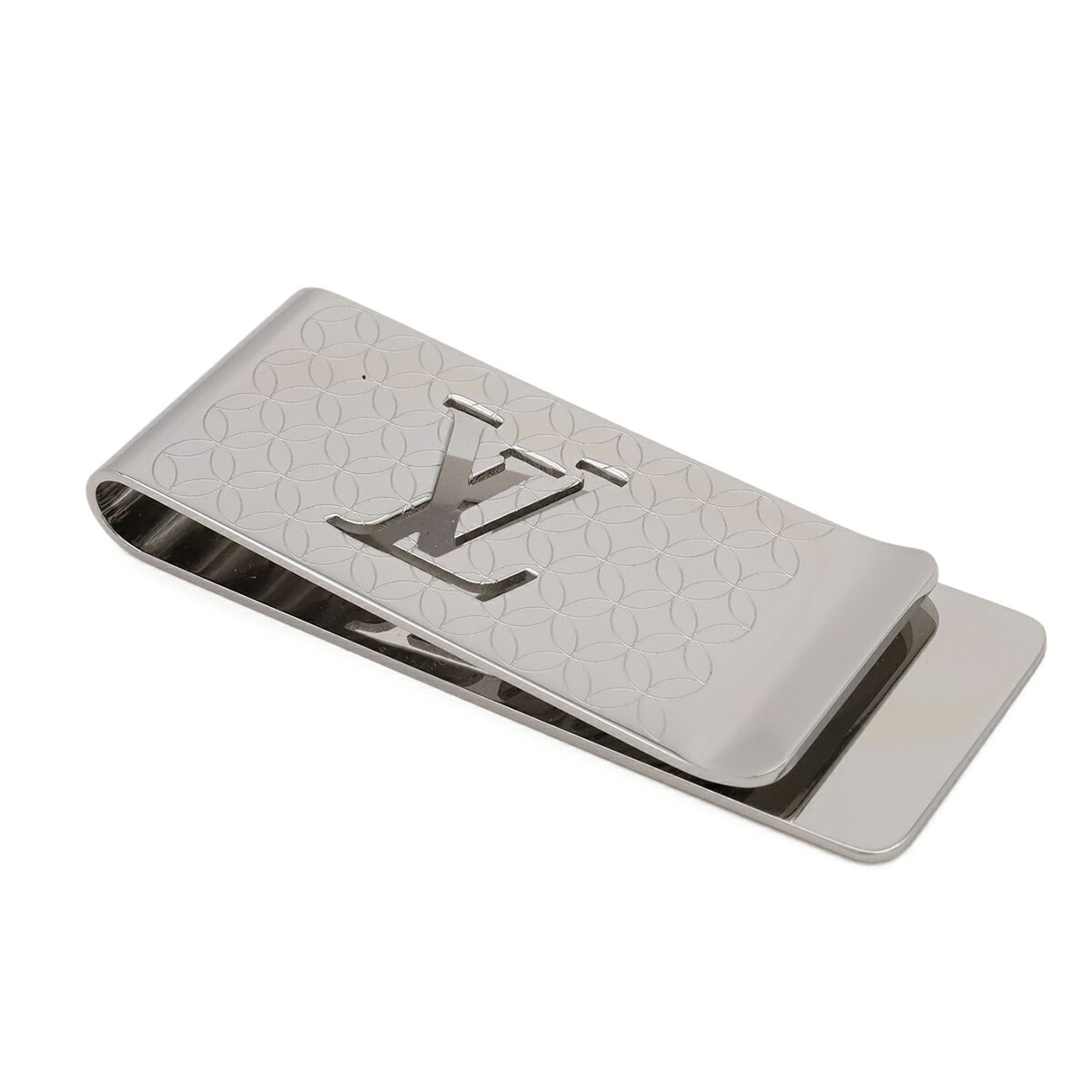 Louis Vuitton Silver Stainless Steel Money Clip (Pre-Owned)