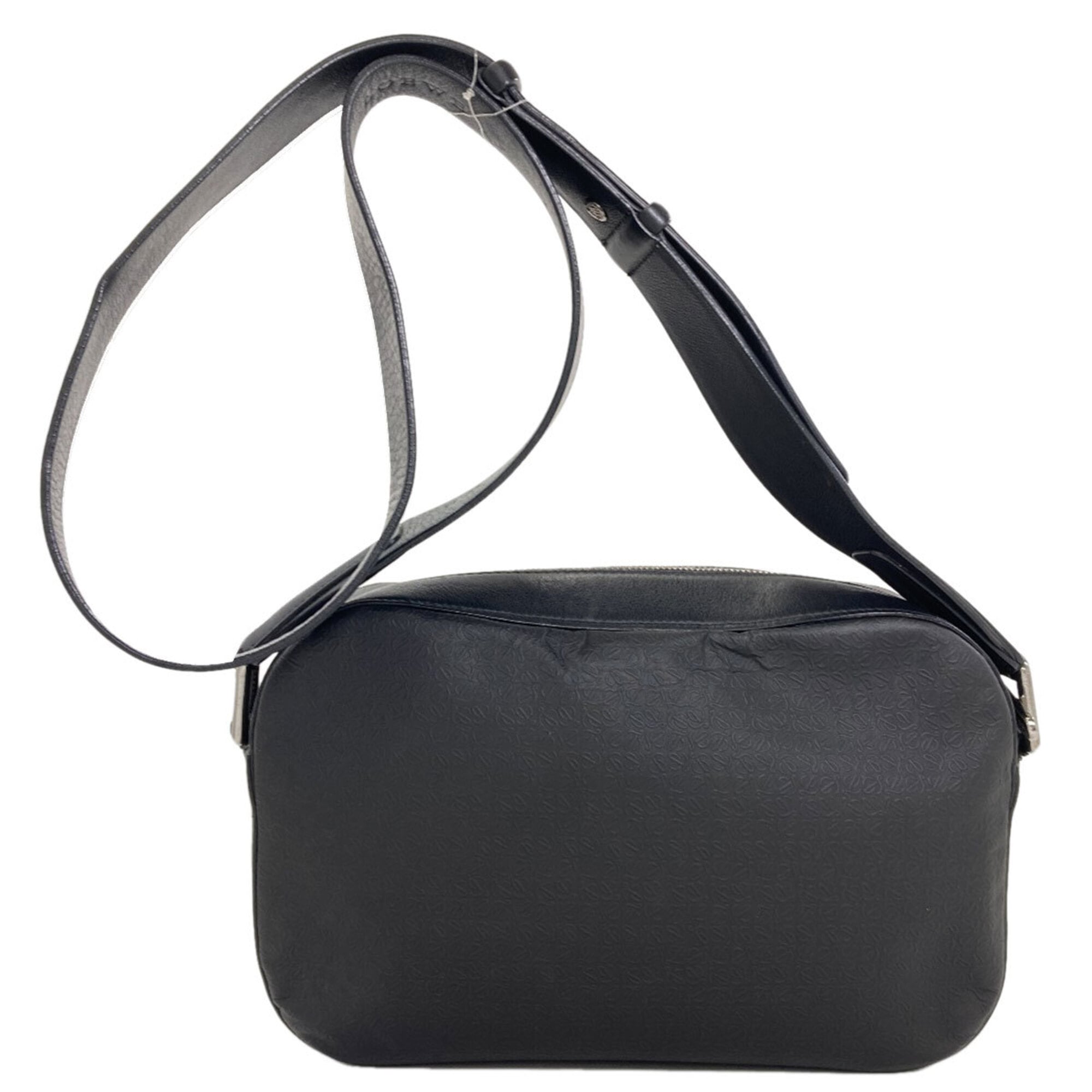 Loewe Black Leather Shoulder Bag (Pre-Owned)
