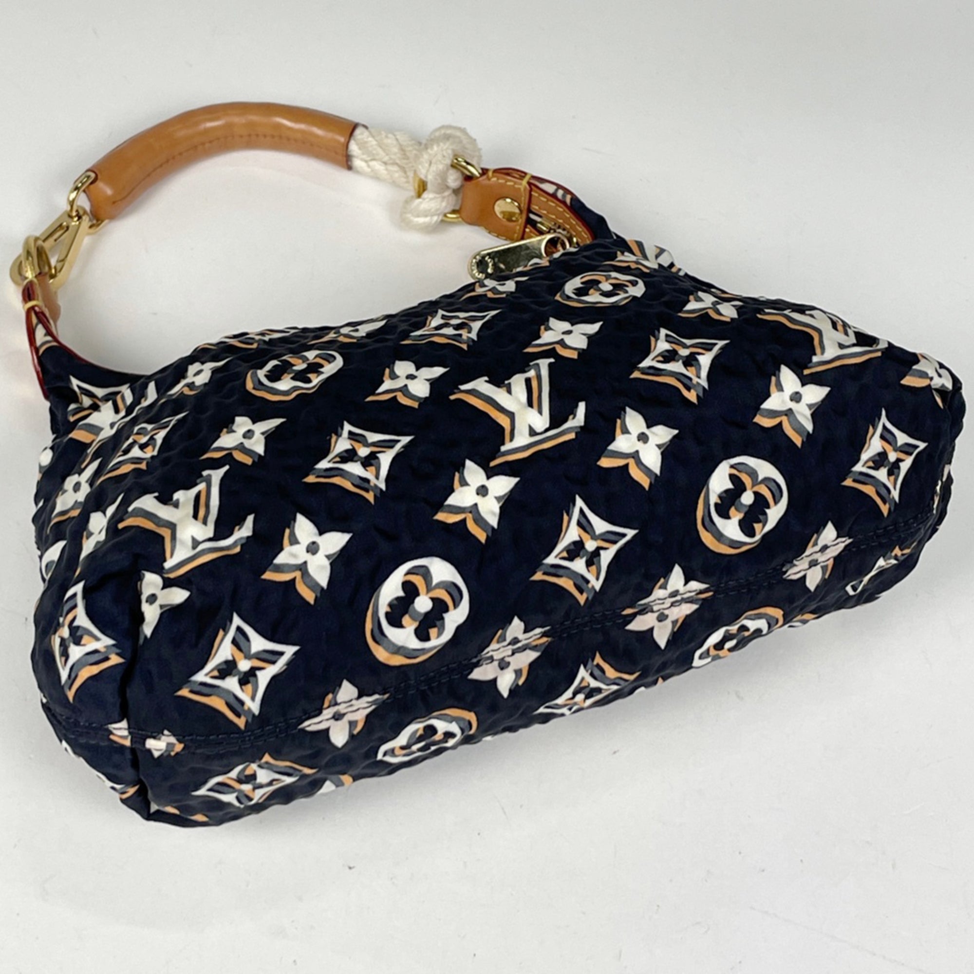 Louis Vuitton Monogram Navy Blue Monogram Handbag Shoulder Bag (Pre-Owned)