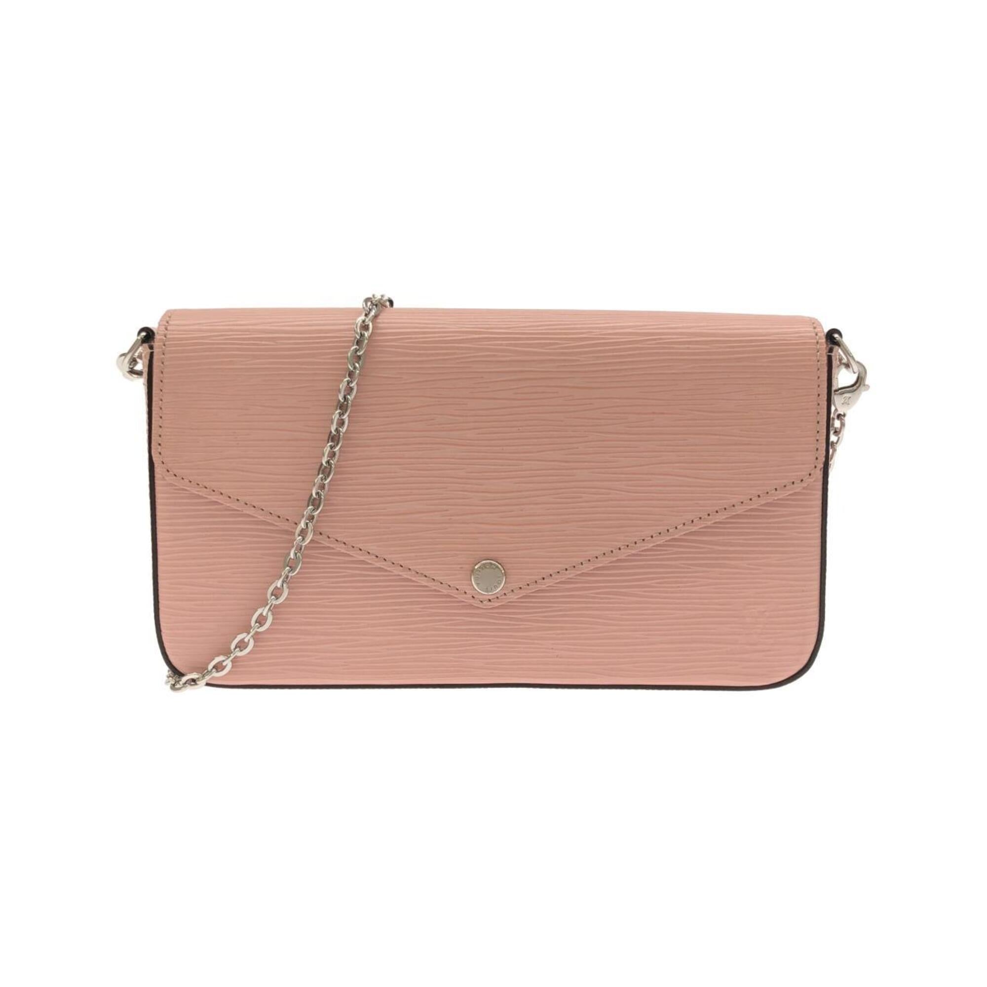 Louis Vuitton Rose Ballerine Leather Pochette Pouch Shoulder Bag (Pre-Owned)