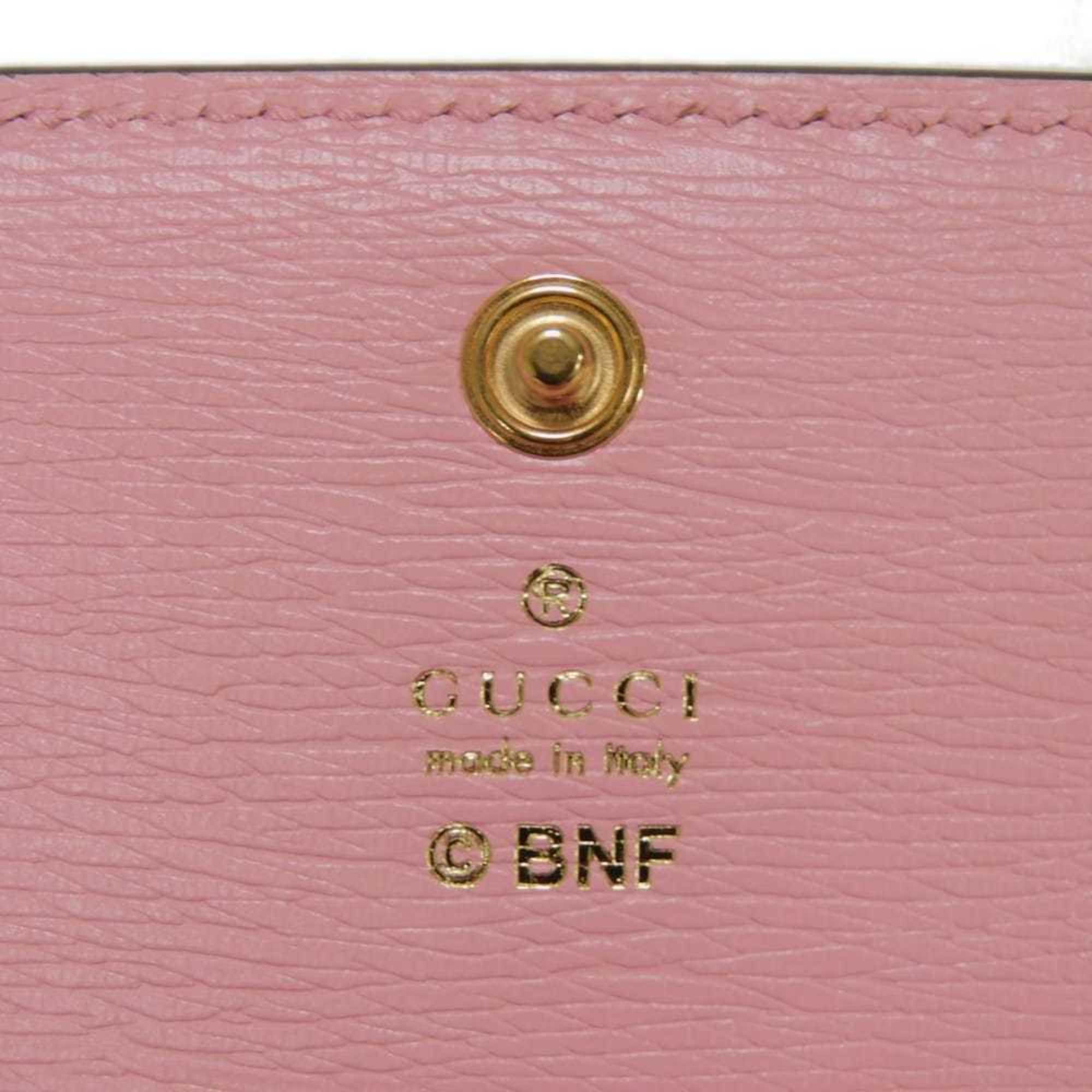 Gucci Light Pink Pink Leather Wallet (Bi-Fold) (Pre-Owned)