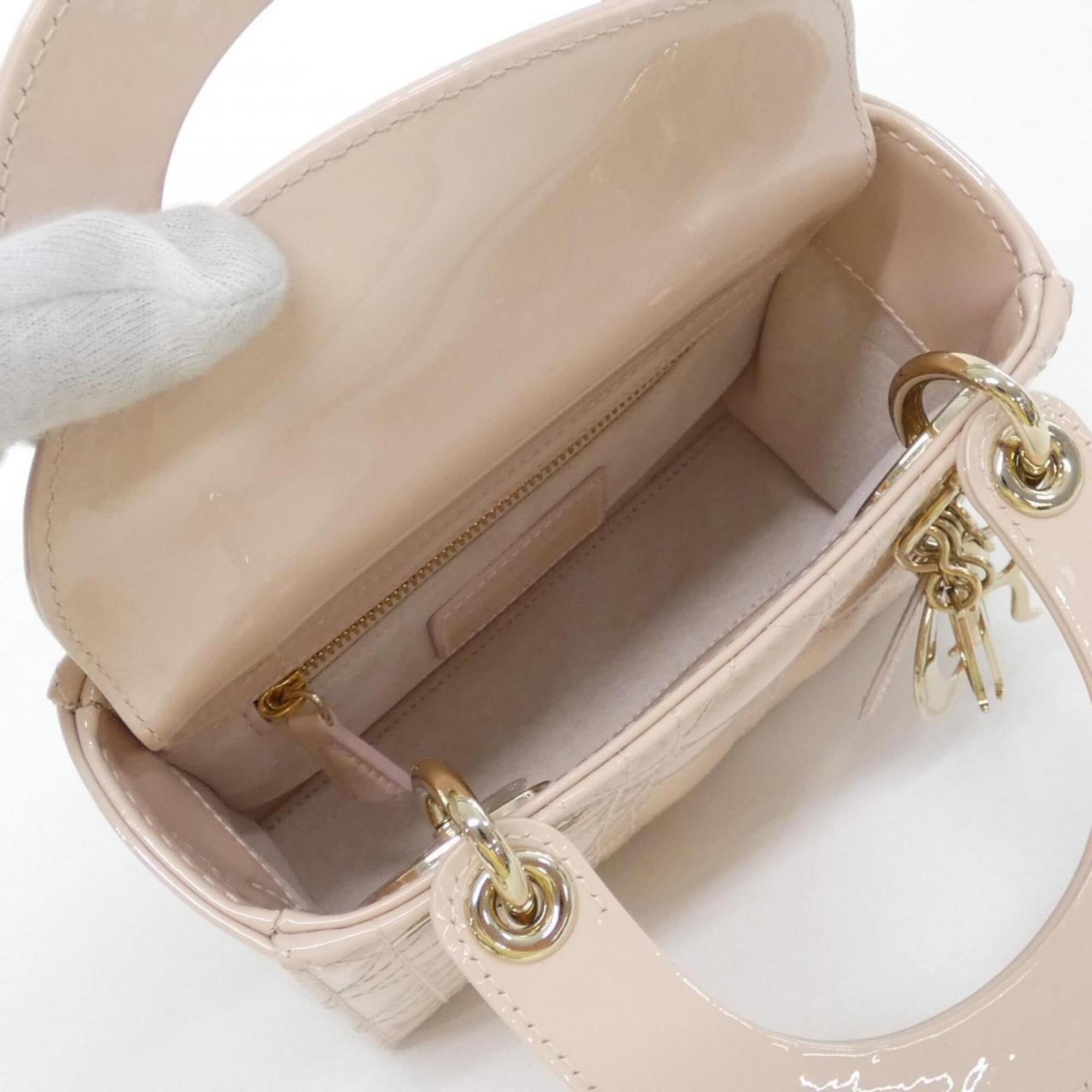 Christian Dior Pink Leather Handbag (Pre-Owned)