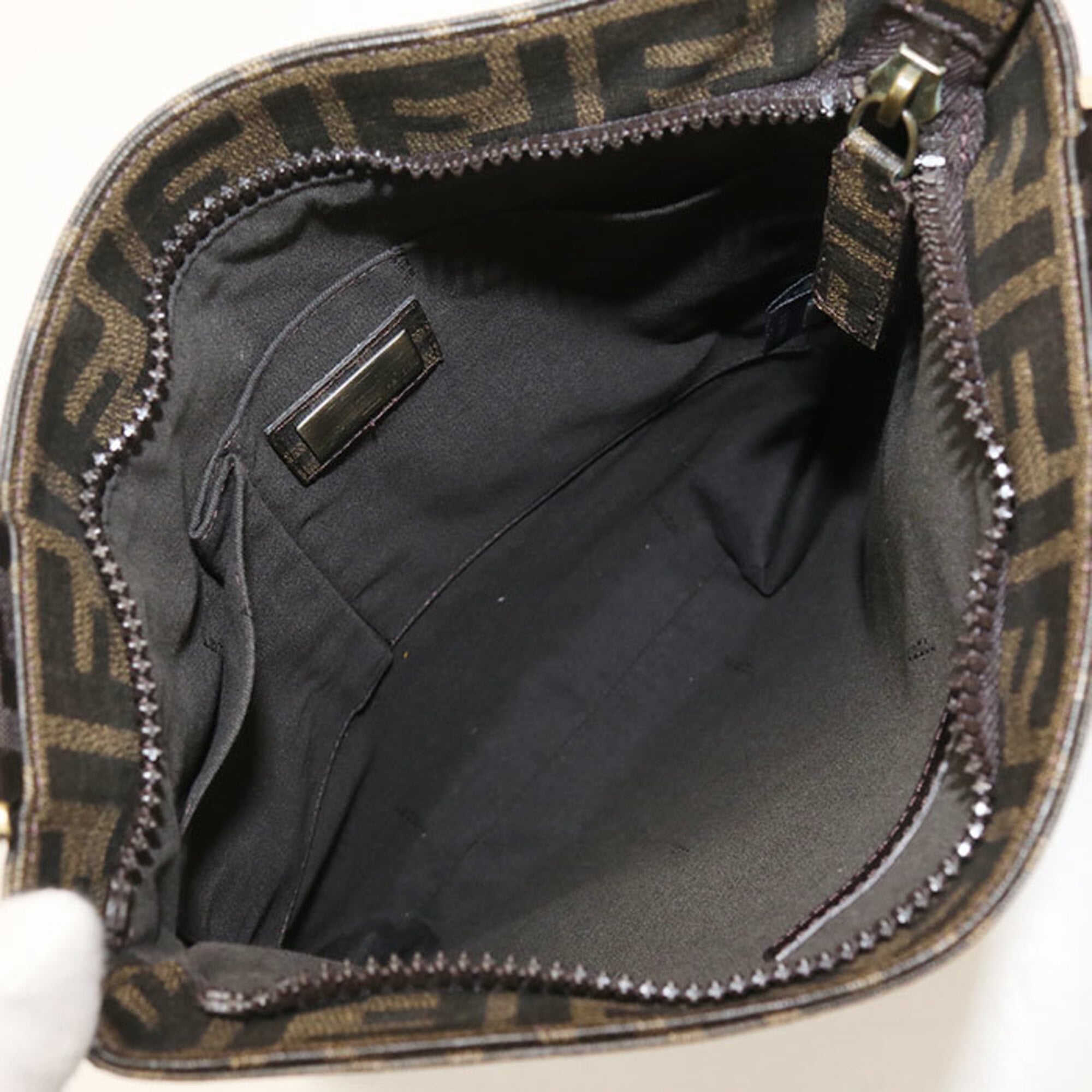Fendi Brown Pvc Shoulder Bag (Pre-Owned)