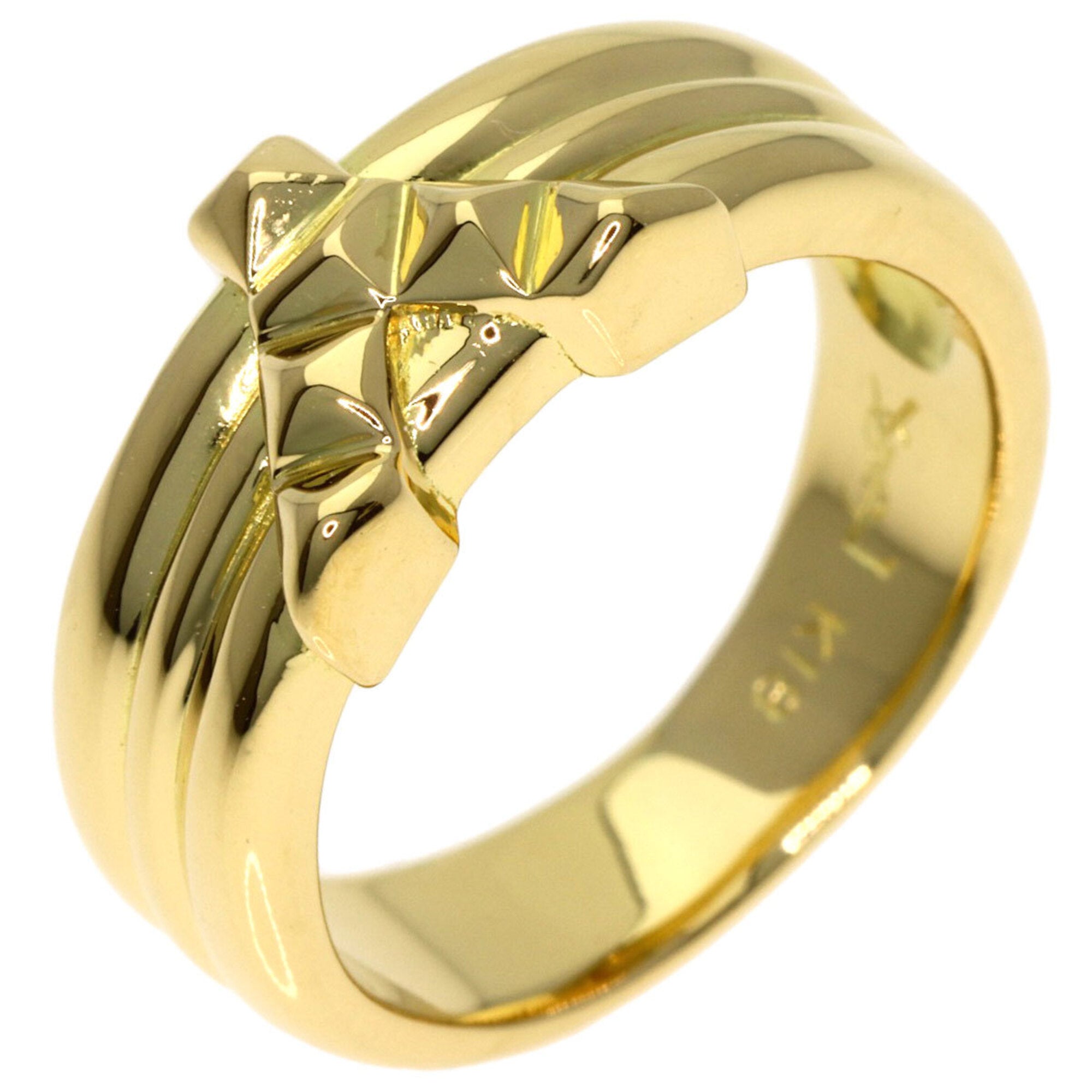 Yves Saint Laurent Yellow Gold (18K) Band Ring (Pre-Owned)
