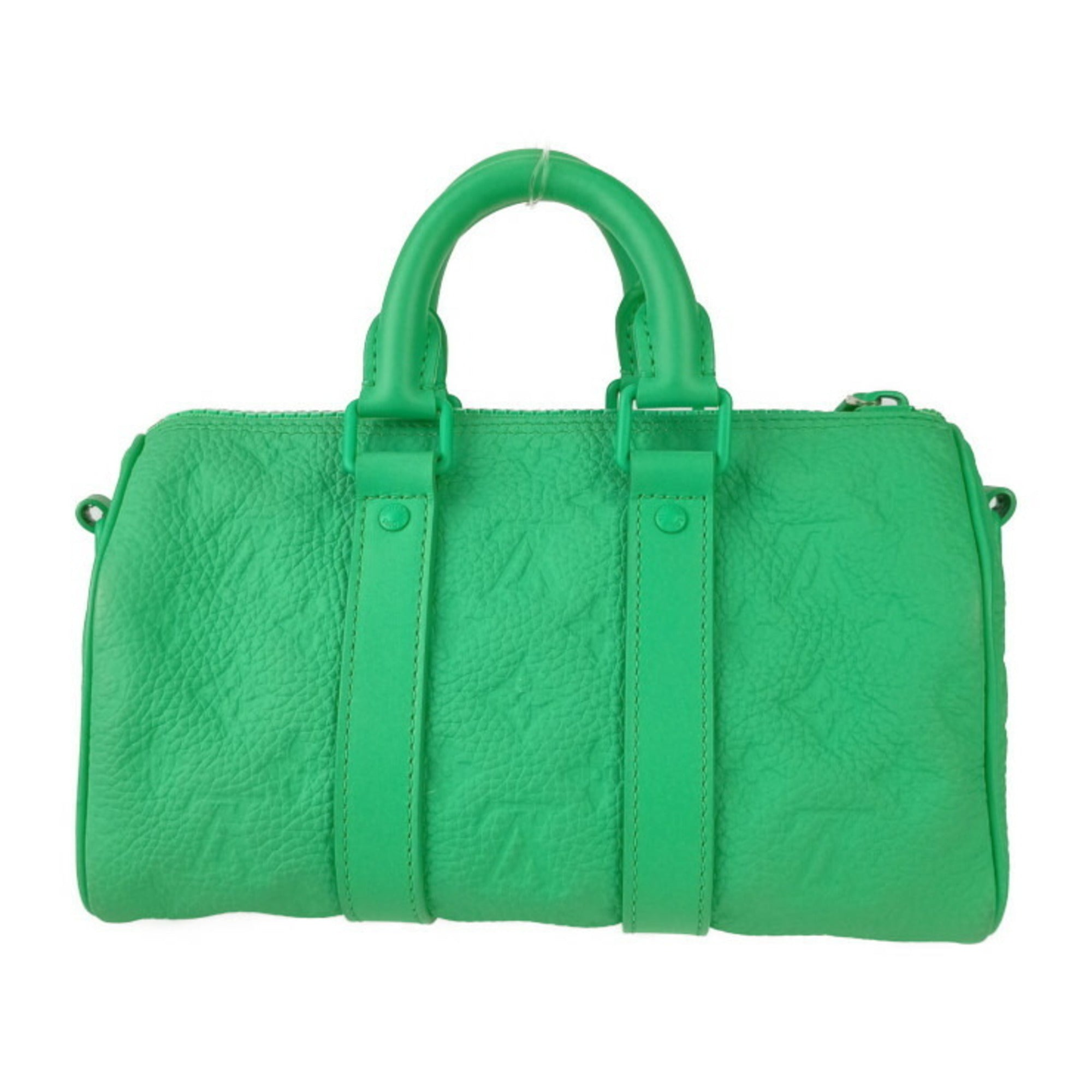 Louis Vuitton Green Leather Handbag Shoulder Bag (Pre-Owned)