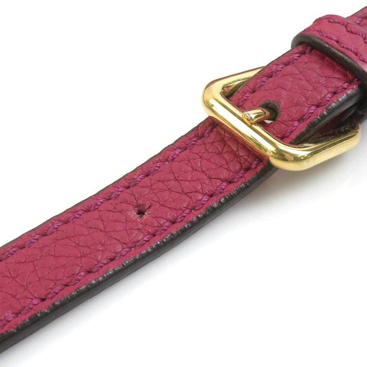 Fendi Bordeaux Leather Shoulder Bag (Pre-Owned)
