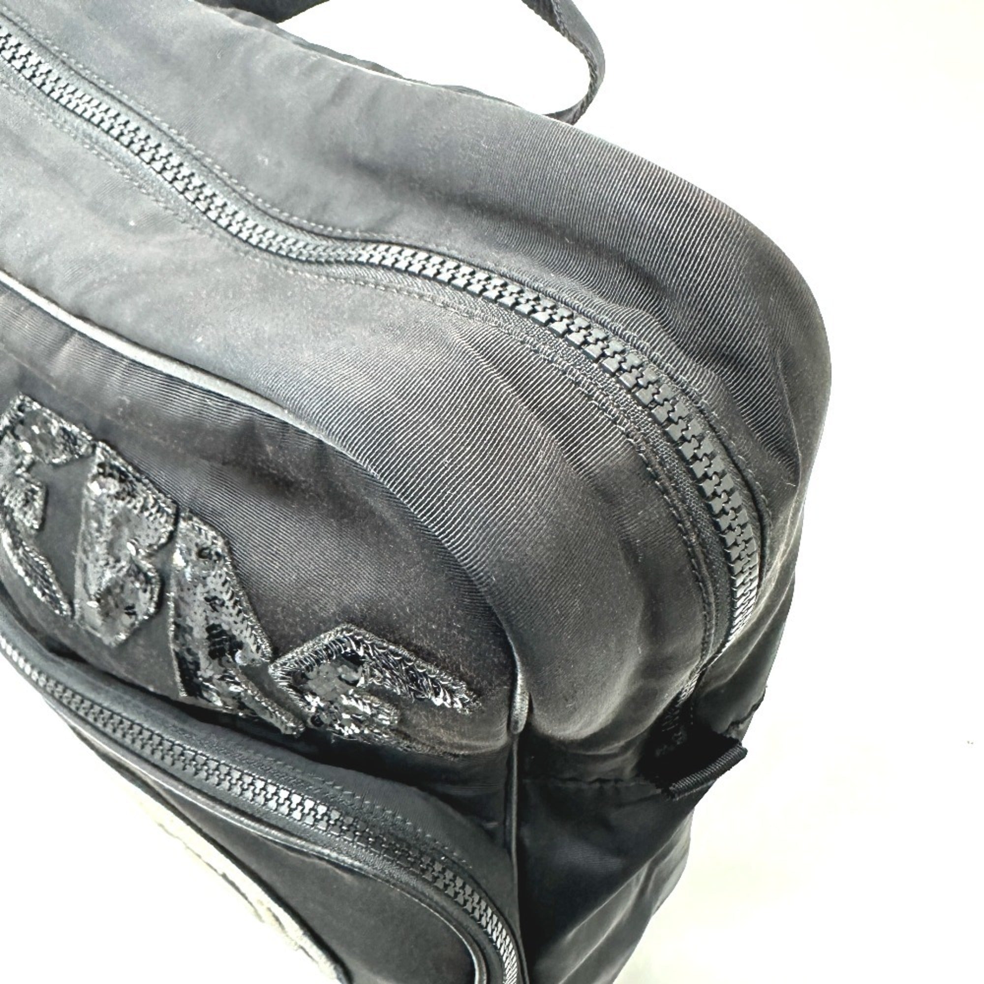 Gucci Black Canvas Backpack (Pre-Owned)
