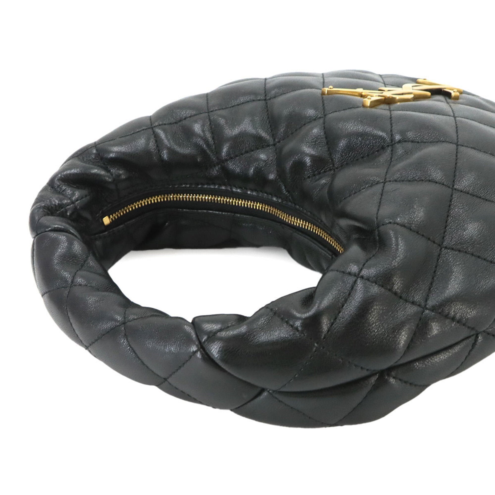 Saint Laurent Black Leather Handbag (Pre-Owned)