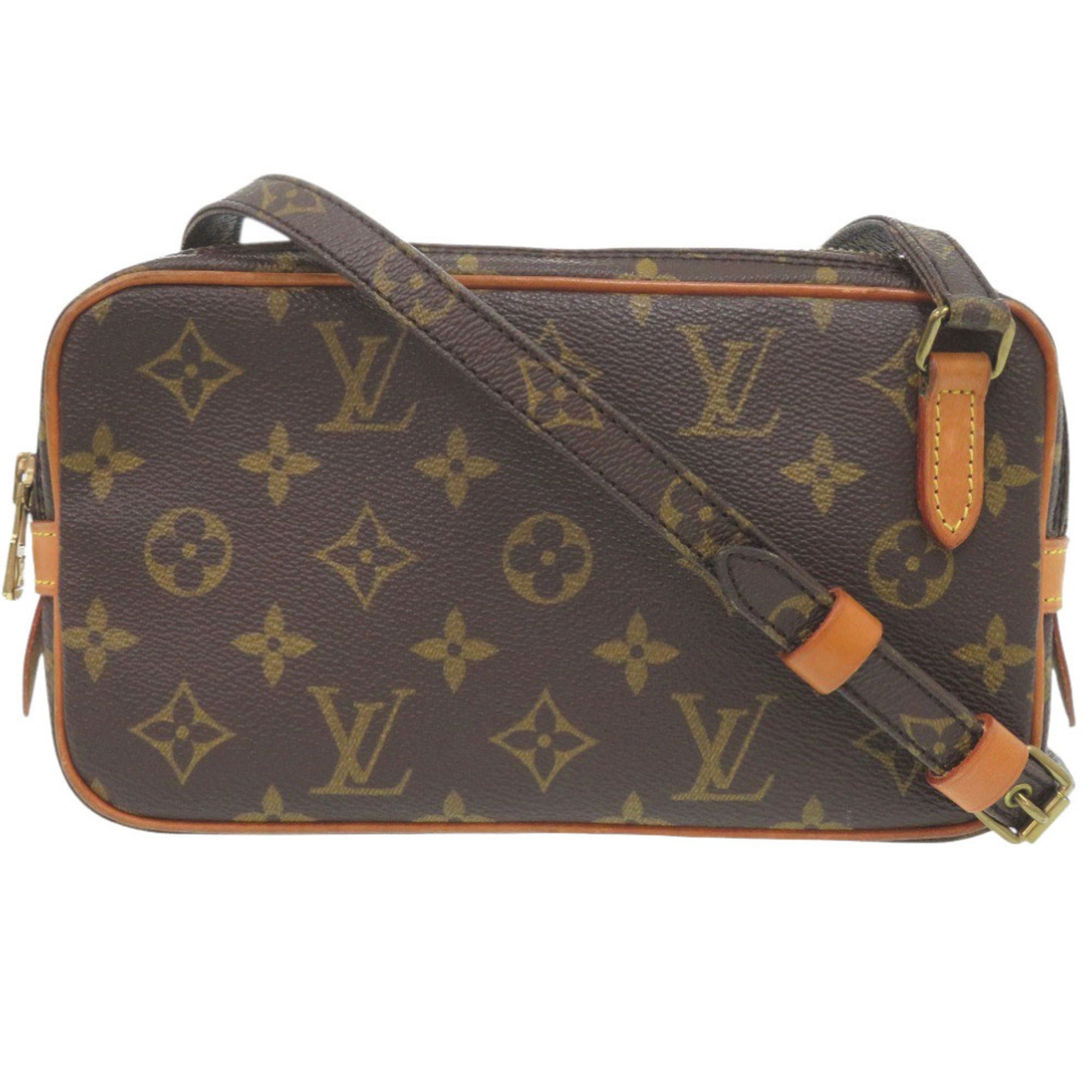 Louis Vuitton Brown Monogram Canvas Shoulder Bag (Pre-Owned)