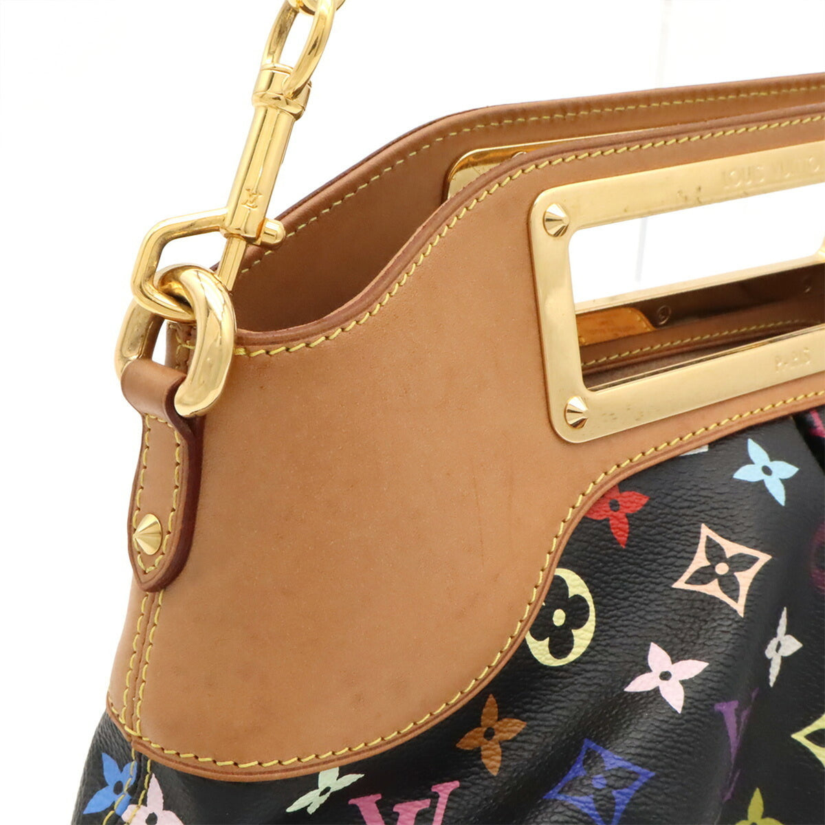 Louis Vuitton Black Monogram Multi-Color Noir Monogram Multicolore Handbag Shoulder Bag (Pre-Owned)