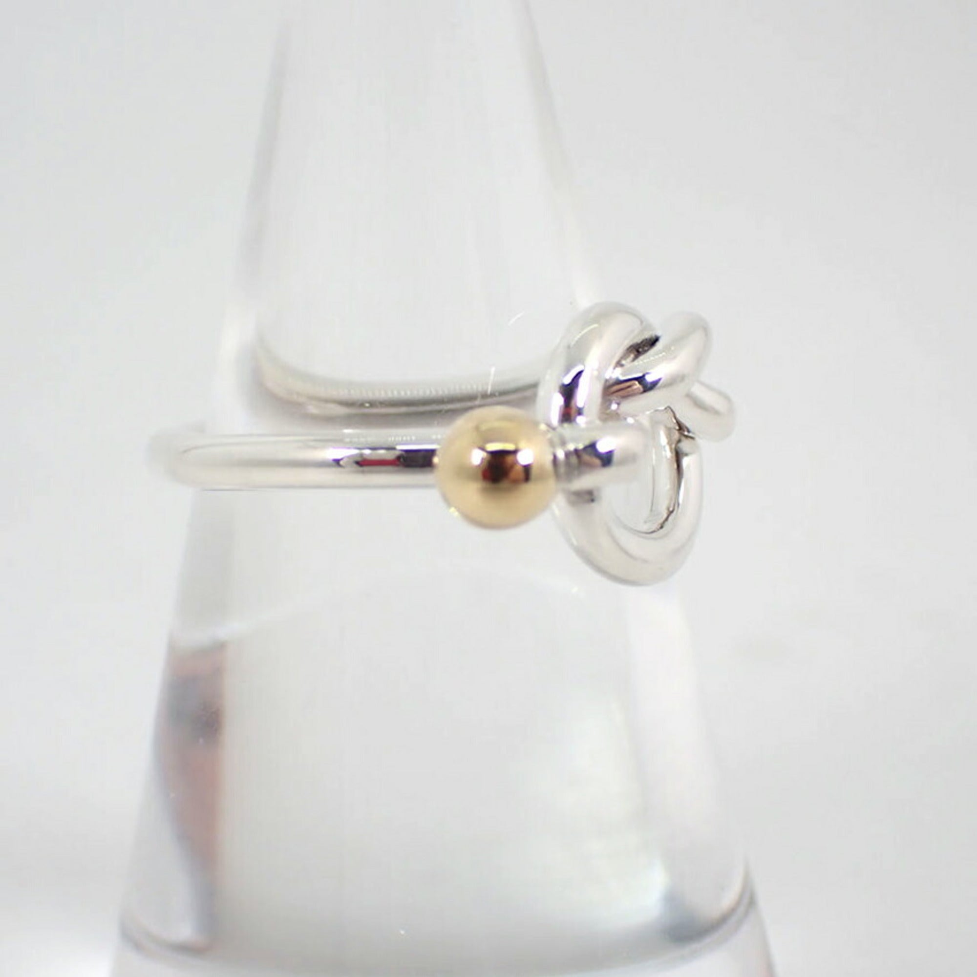 Tiffany Yellow Gold (18K) Sterling Silver 925 Band Ring (Pre-Owned)