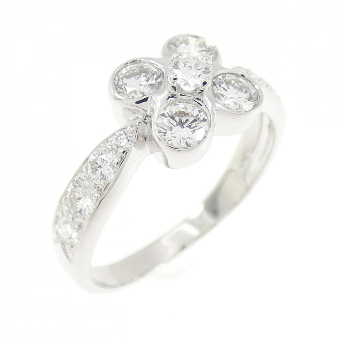 Van Cleef & Arpels White Gold (18K) Band Ring (Pre-Owned)