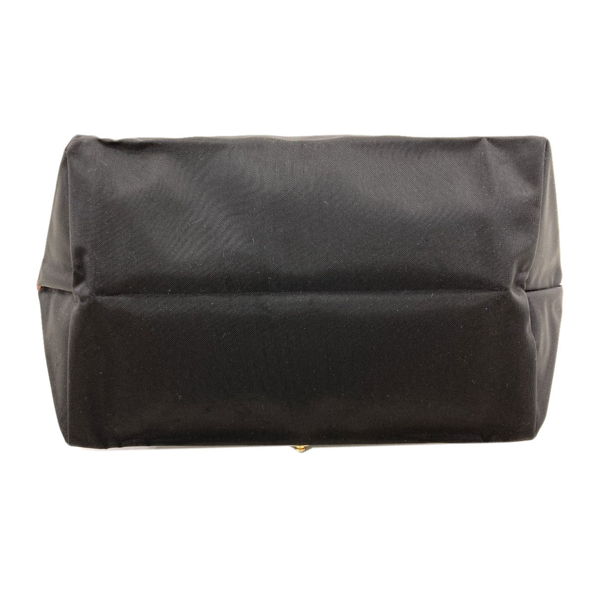 Longchamp Black Nylon Handbag (Pre-Owned)