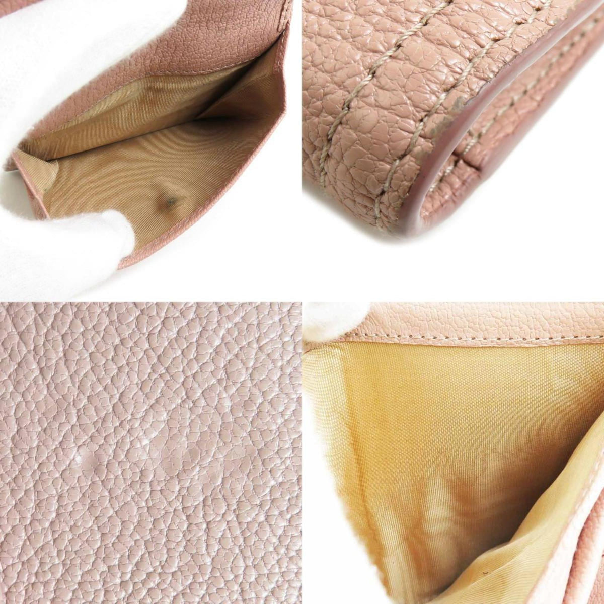 Miu Miu Pink Leather Wallet (Bi-Fold) (Pre-Owned)