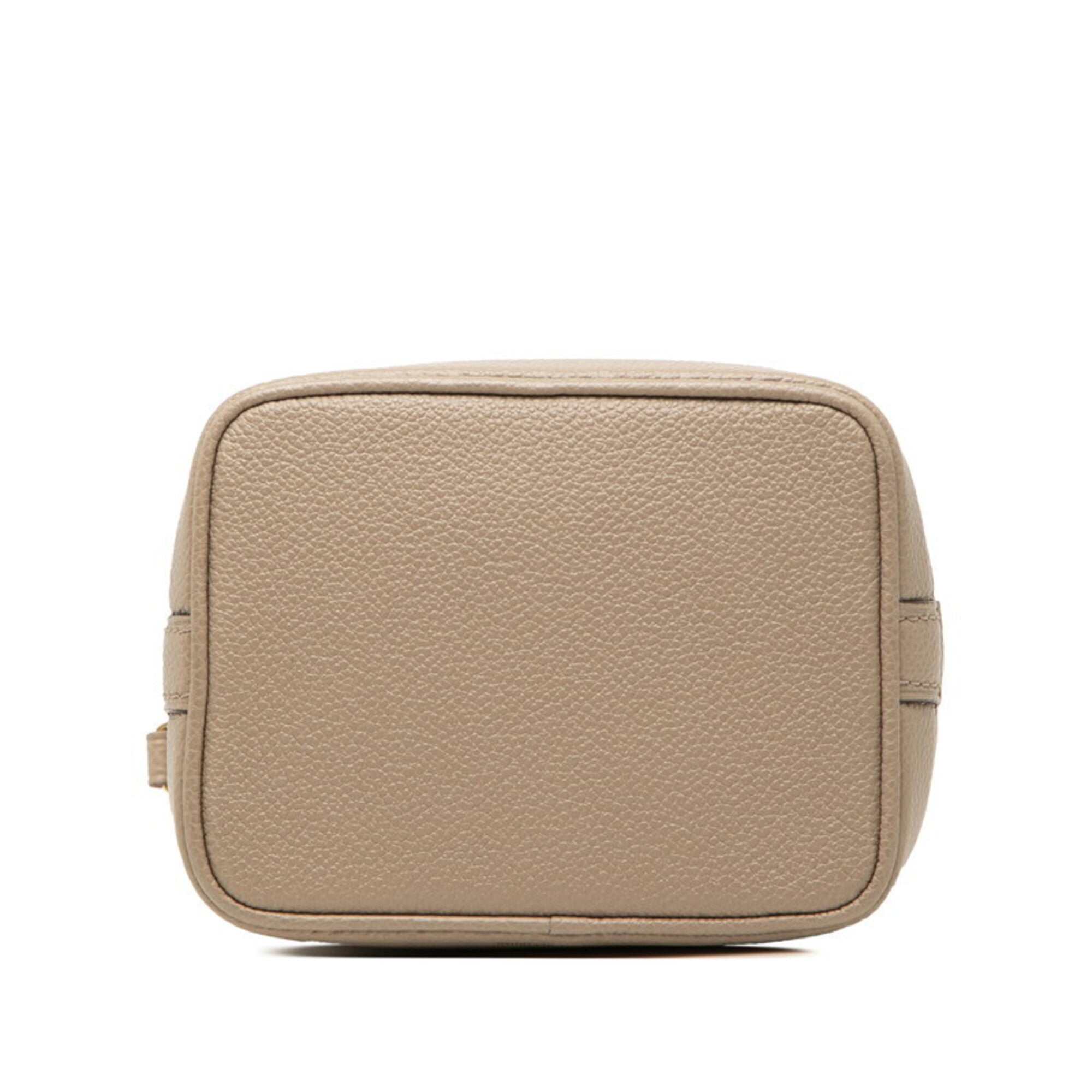 Louis Vuitton Beige Monogram Leather Handbag (Pre-Owned)