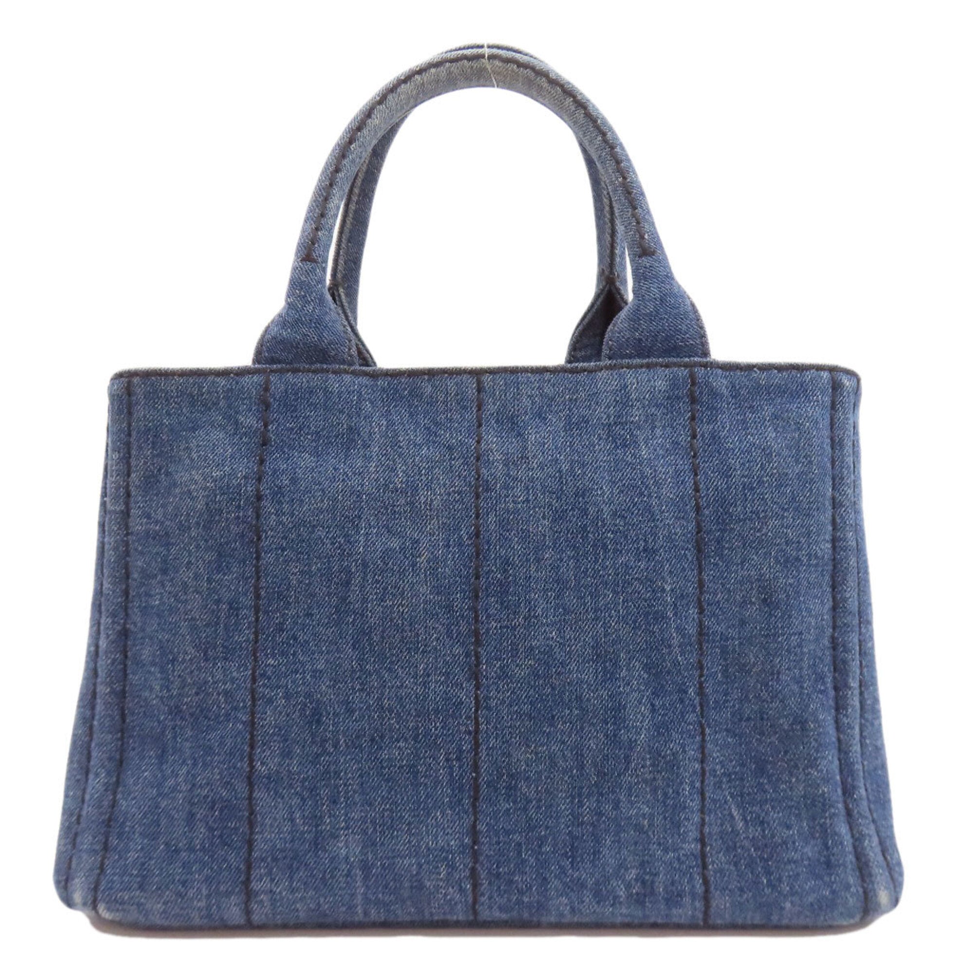 Prada Blue Denim Handbag (Pre-Owned)