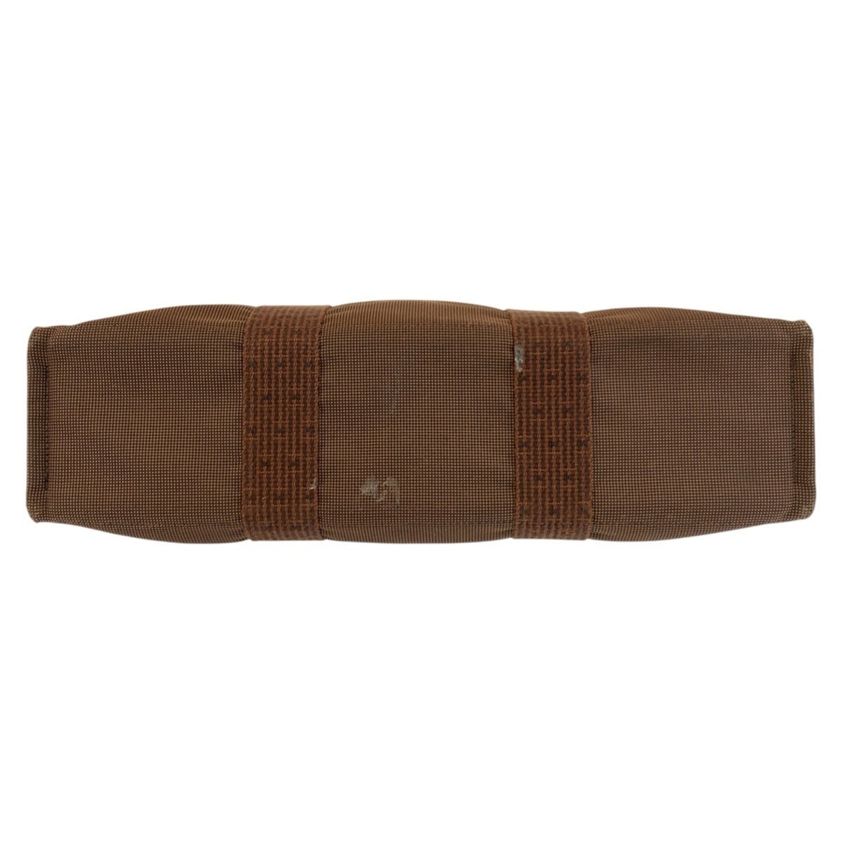Hermes Brown Polyamide Handbag Tote Bag (Pre-Owned)