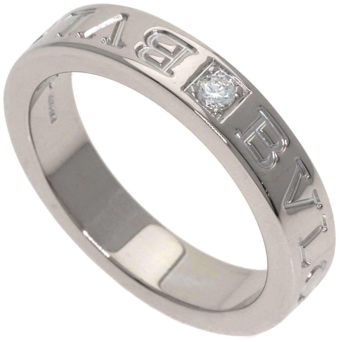 Bvlgari White Gold (18K) Band Ring (Pre-Owned)