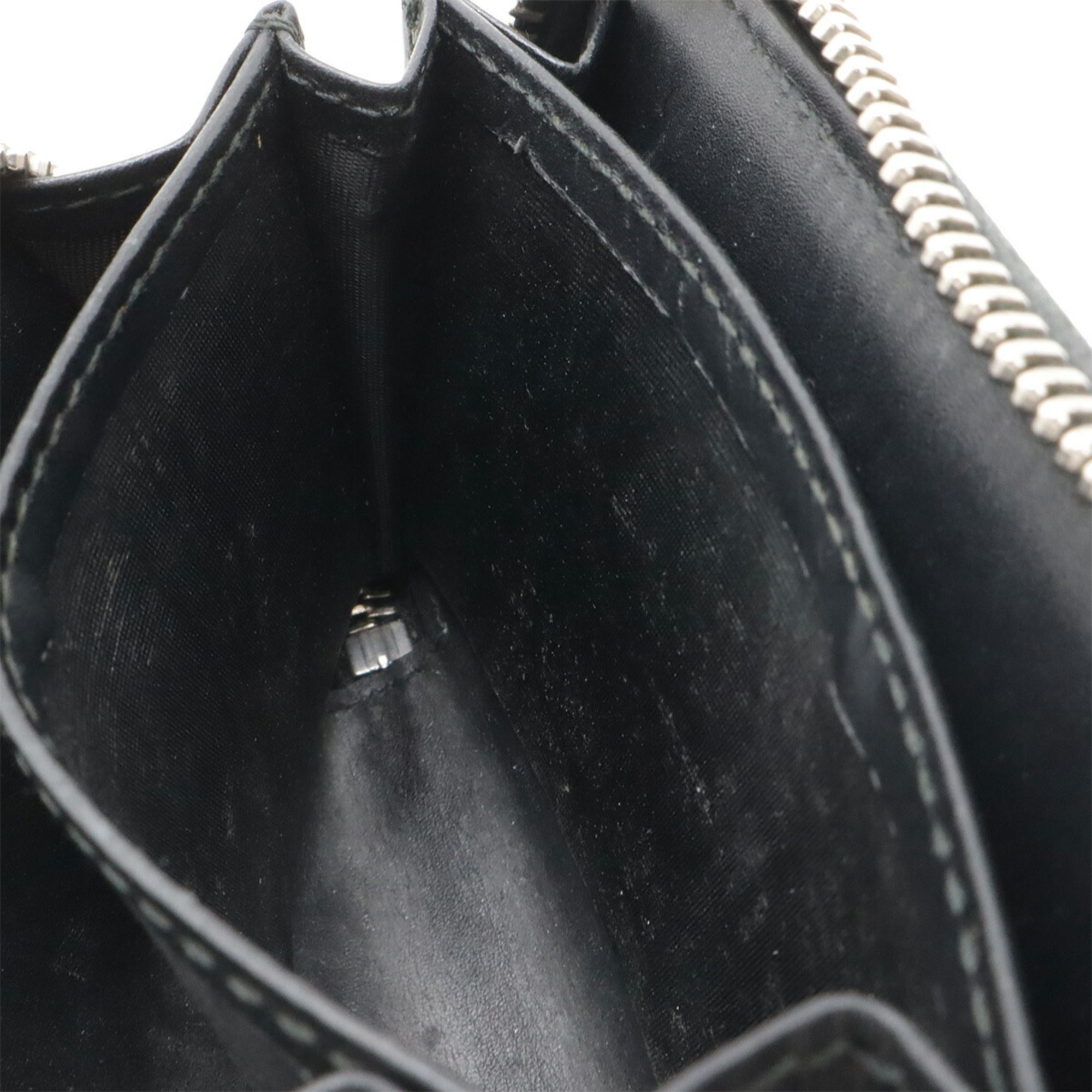 Gucci Beige Black Gg Supreme Canvas Leather Coin Purse/Coin Case (Pre-Owned)