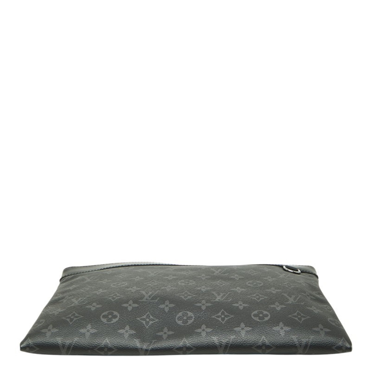 Louis Vuitton Black Pvc Leather Clutch Bag Pochette (Pre-Owned)