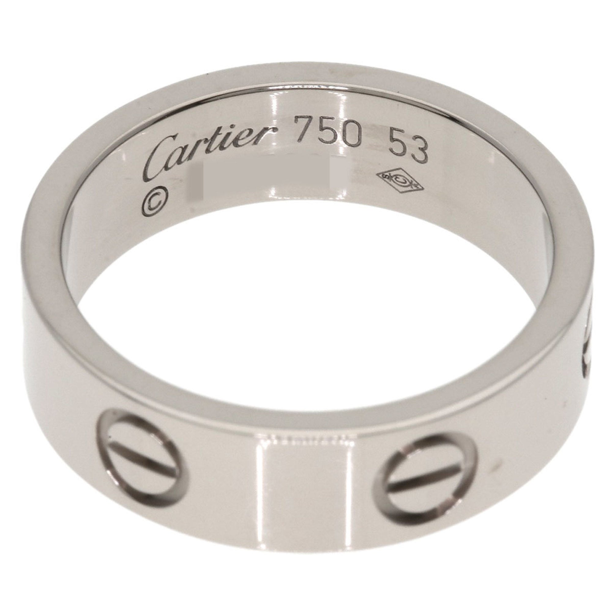 Cartier Love White White Gold (18K) Band Ring (Pre-Owned)