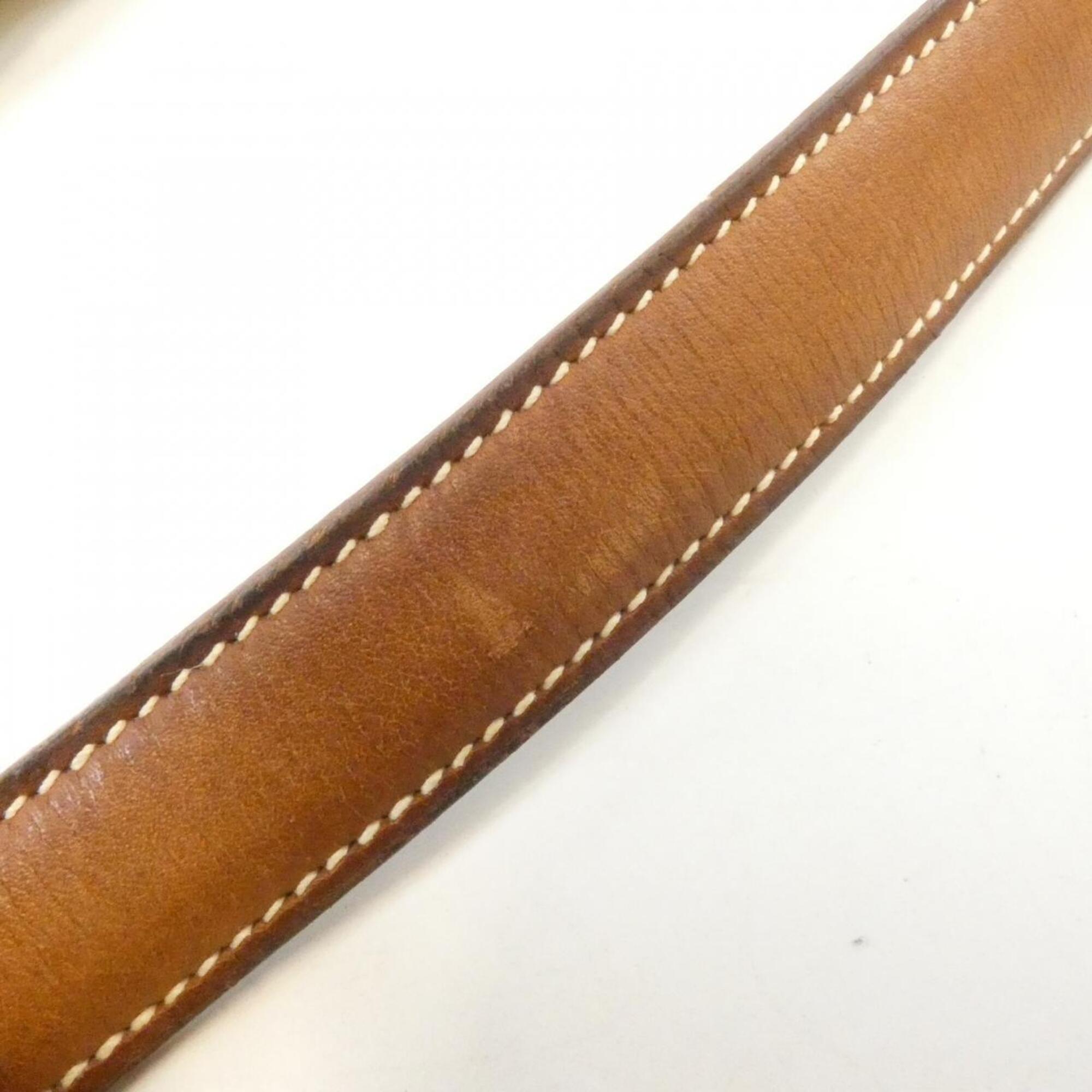 Hermes Trim Fauve Crinoline Barenia Leather Shoulder Bag (Pre-Owned)