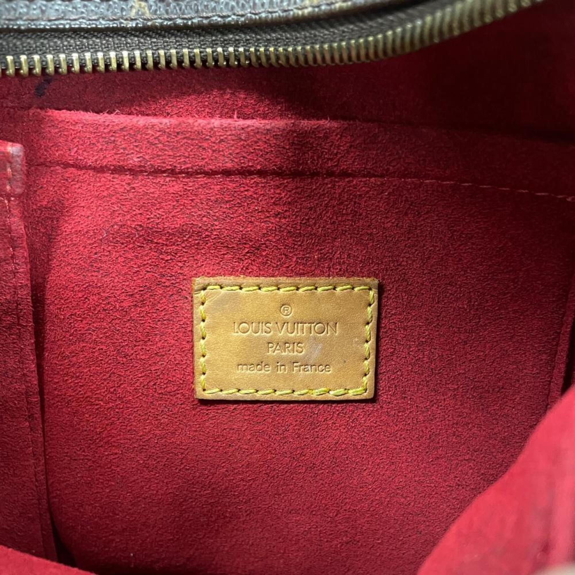 Louis Vuitton Brown Monogram Canvas Shoulder Bag (Pre-Owned)