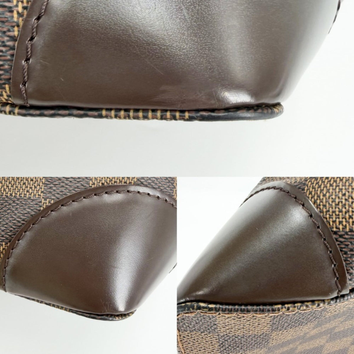 Louis Vuitton Brown Damier Canvas Handbag Tote Bag (Pre-Owned)