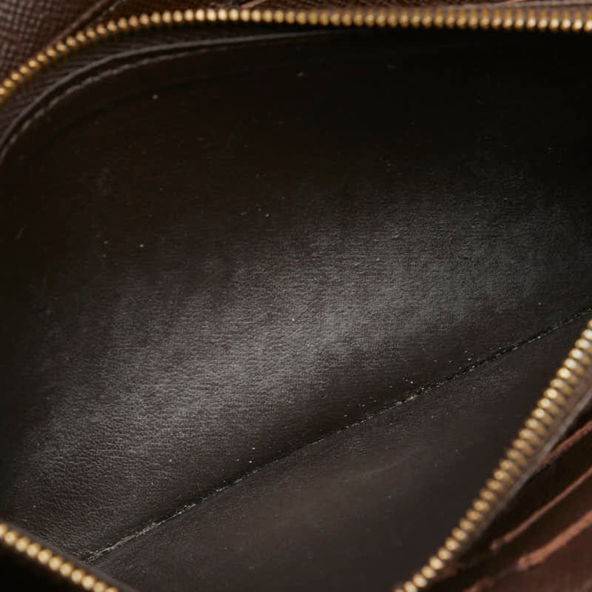 Louis Vuitton Brown Pvc Leather Long Wallet (Tri-Fold) (Pre-Owned)