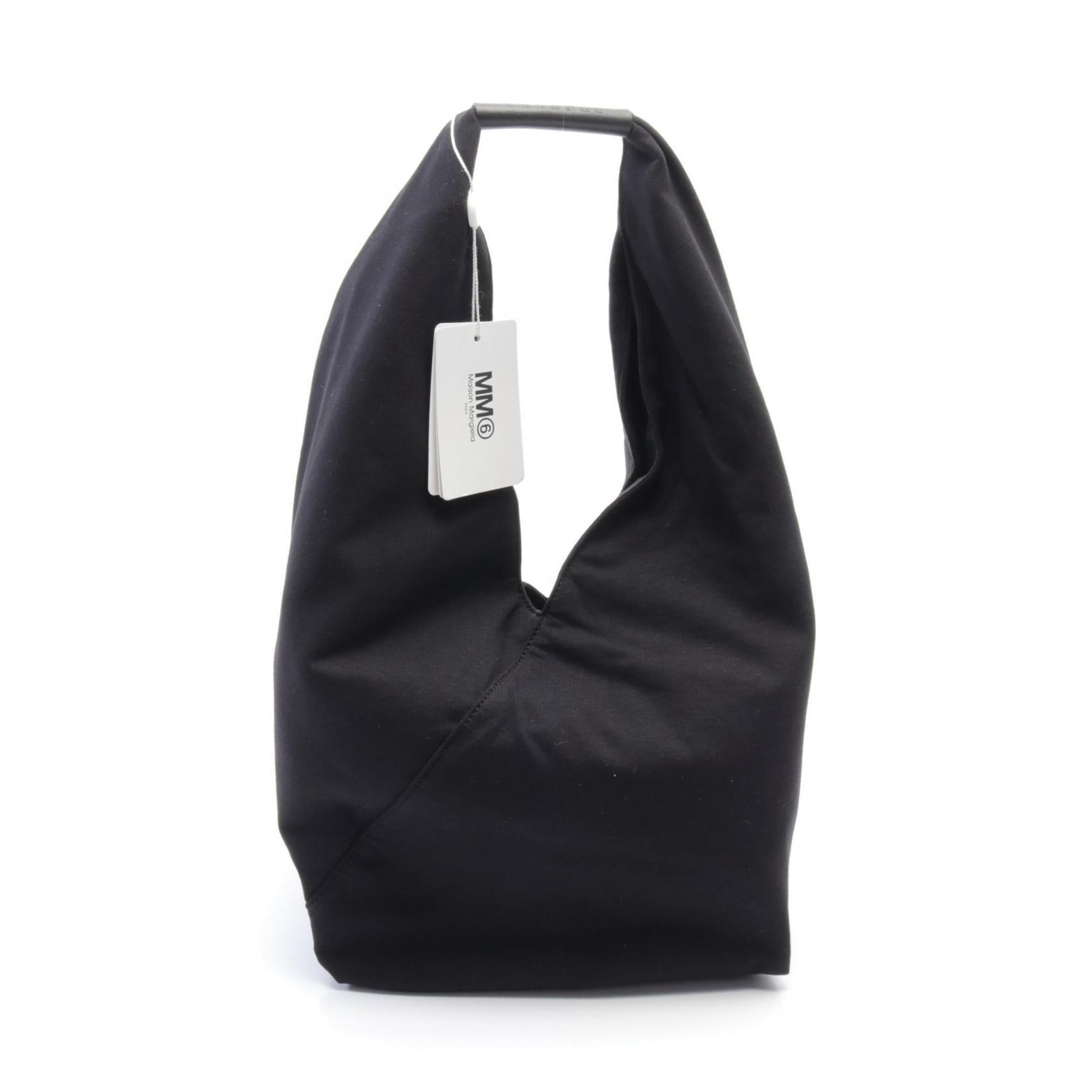 Mm6 Maison Margiela Black Cotton Tote Bag (Pre-Owned)