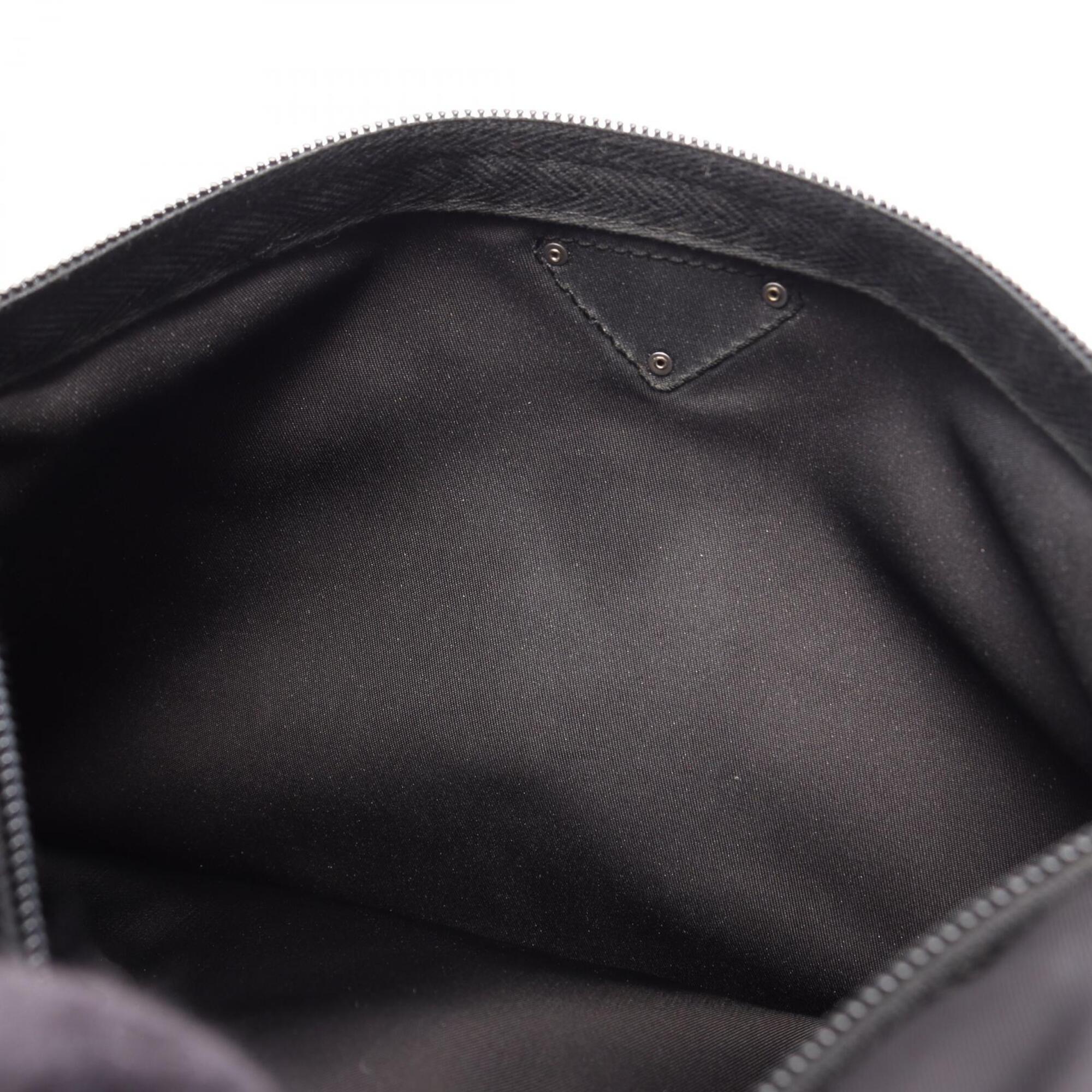 Prada Black Nylon Saffiano Handbag Shoulder Bag (Pre-Owned)