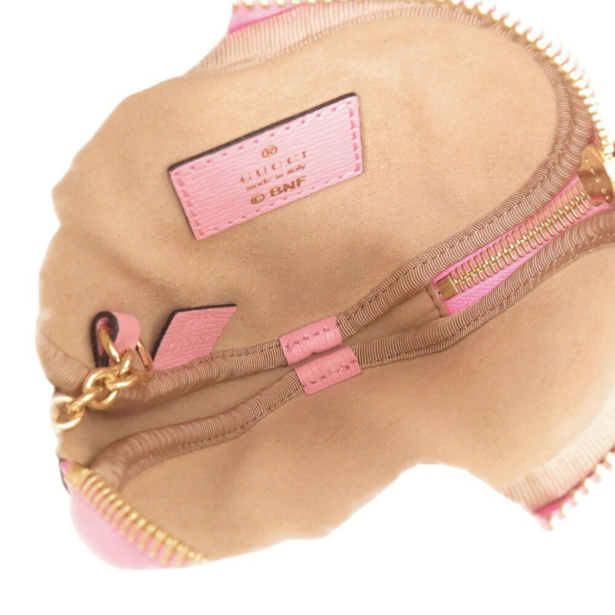 Gucci Pink Leather Coin Purse/Coin Case (Pre-Owned)