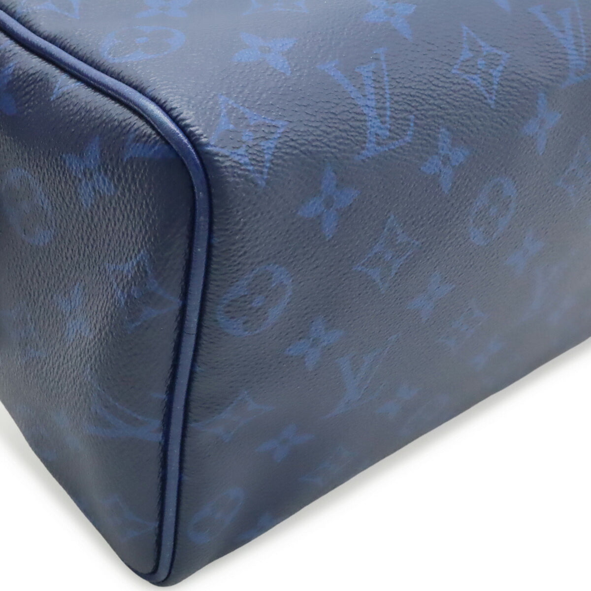 Louis Vuitton Cobalt Monogram Monogram Canvas Taiga Leather Leather Clutch Bag Handbag (Pre-Owned)