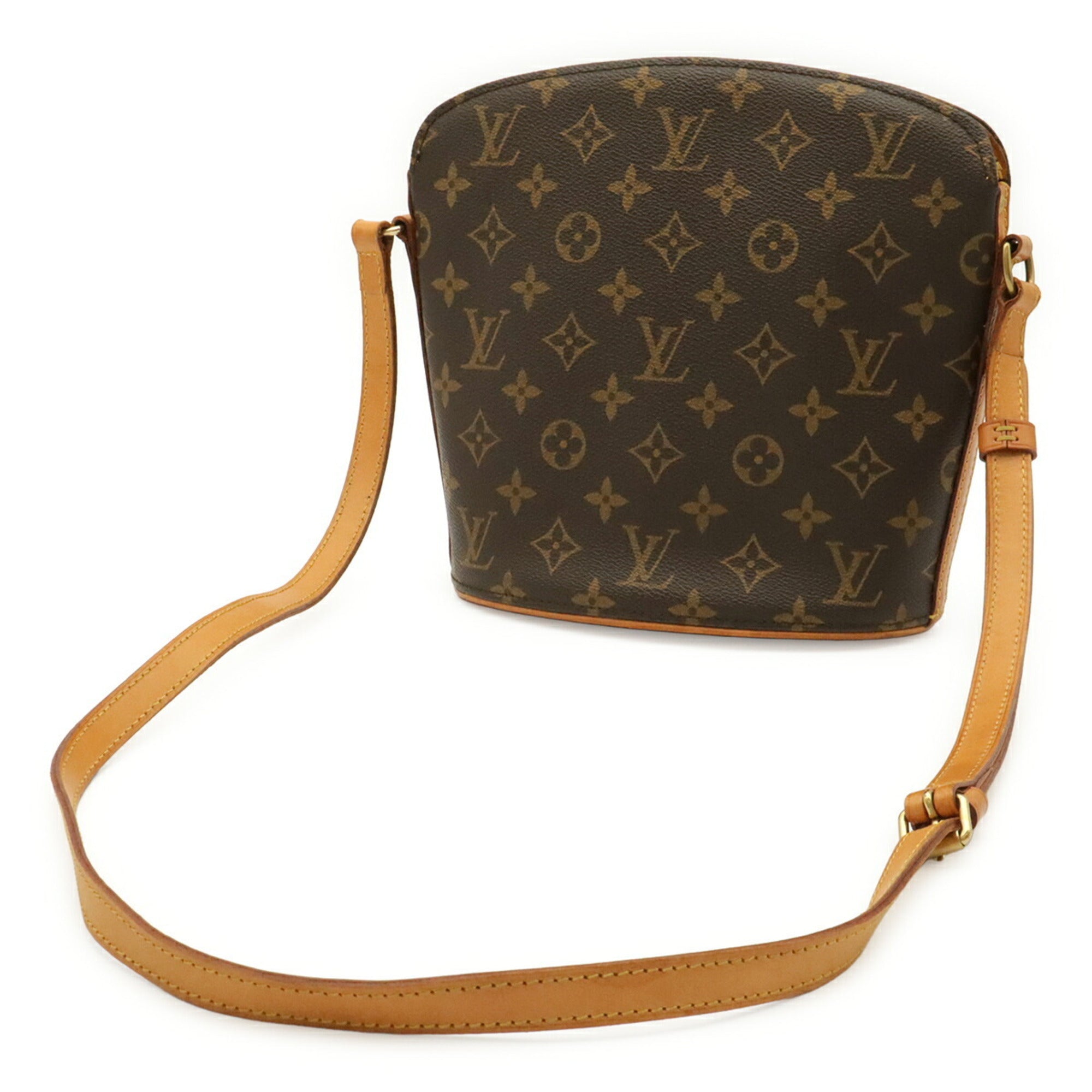 Louis Vuitton Brown Monogram Canvas Pvc Coated Canvas Shoulder Bag (Pre-Owned)