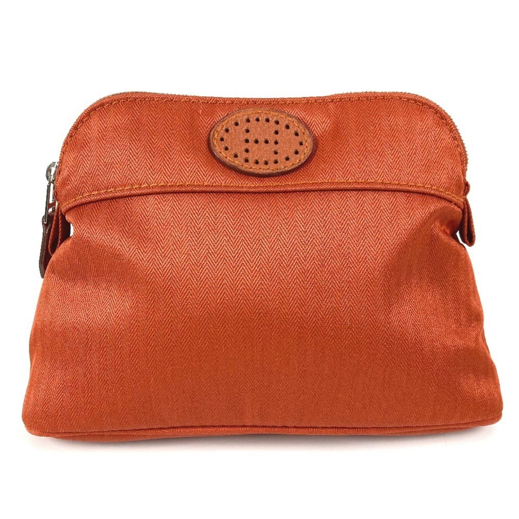 Hermes Orange Cotton Polyamide Fanny Pack Pouch Shoulder Bag (Pre-Owned)