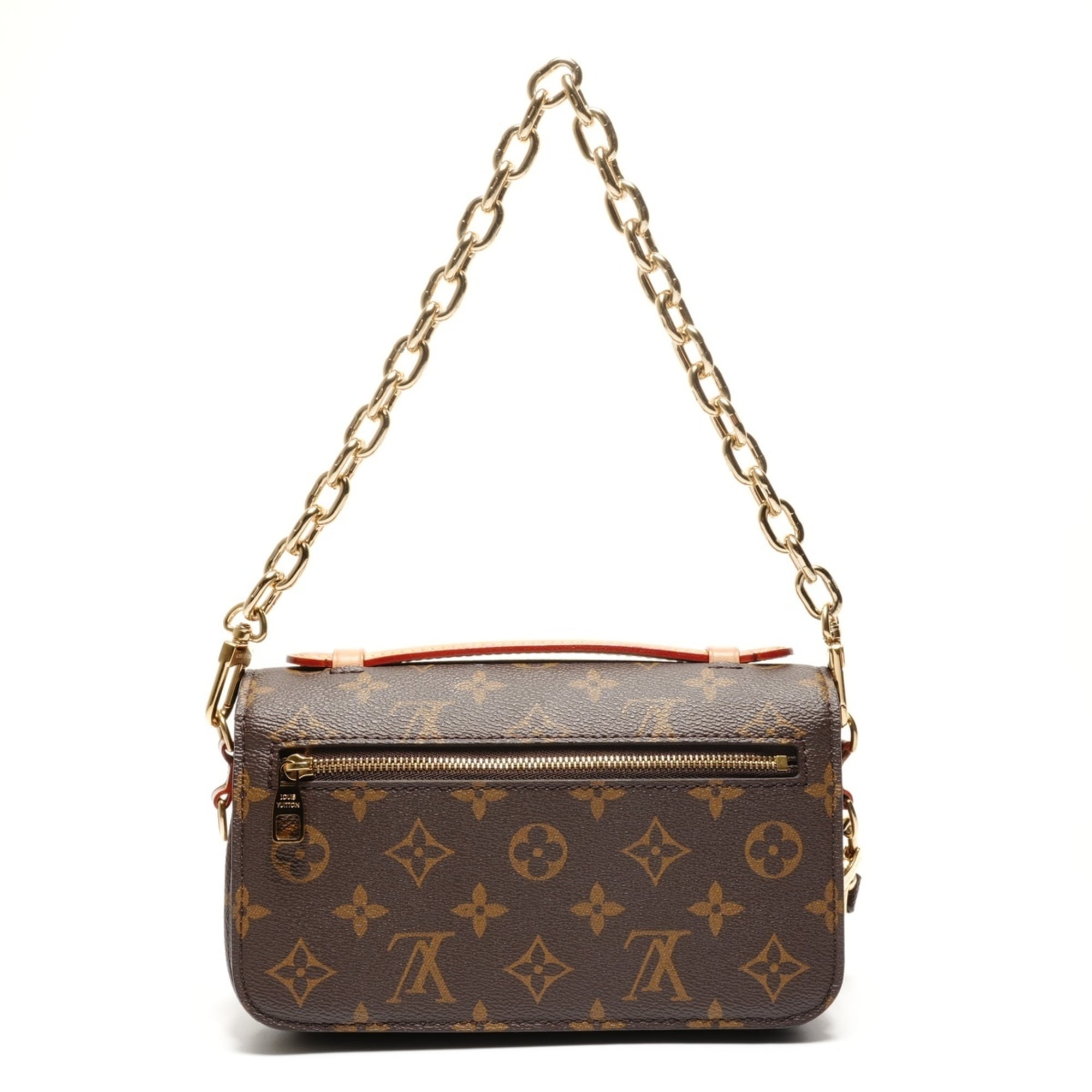 Louis Vuitton Brown Monogram Pochette Shoulder Bag (Pre-Owned)