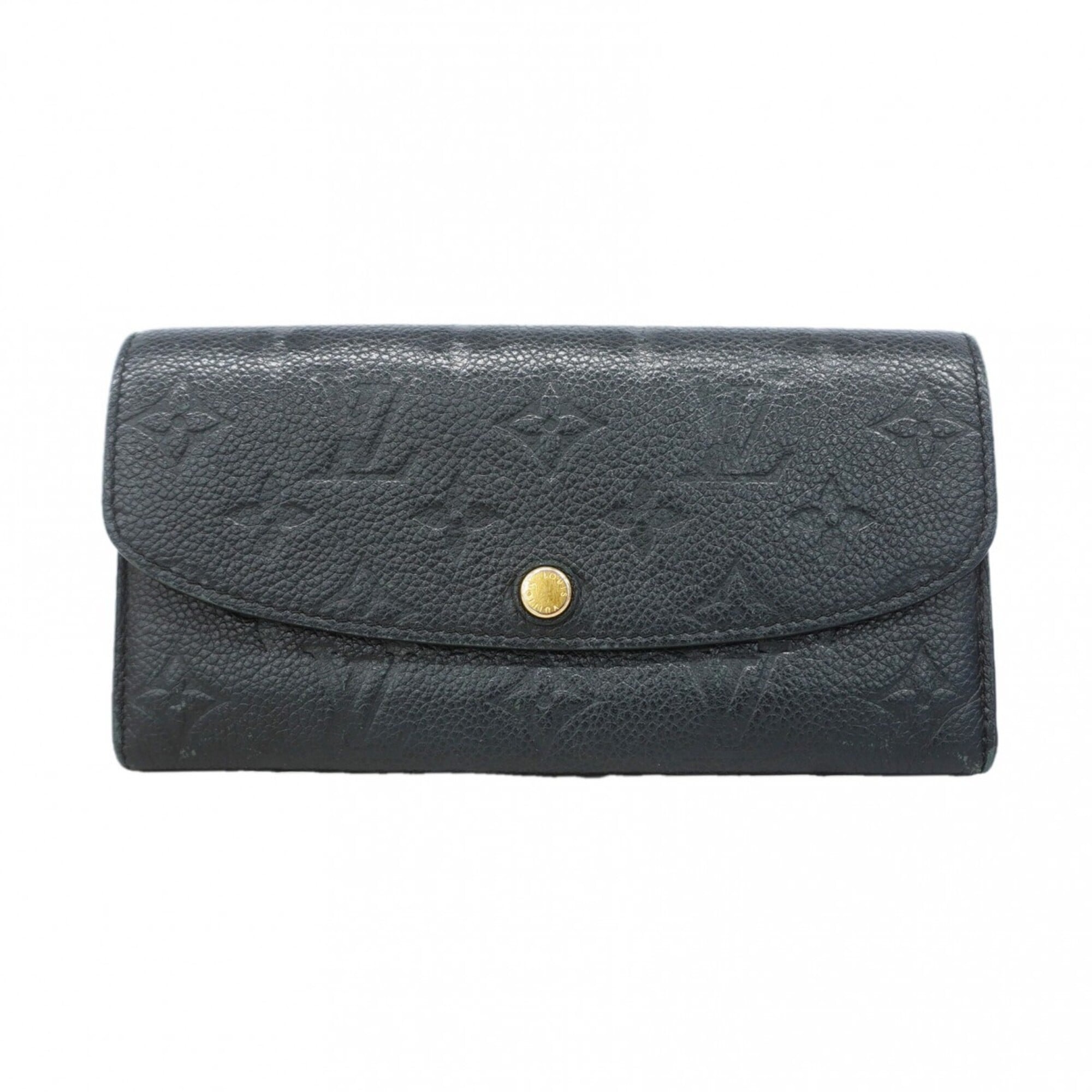 Louis Vuitton Noir Long Wallet (Bi-Fold) (Pre-Owned)