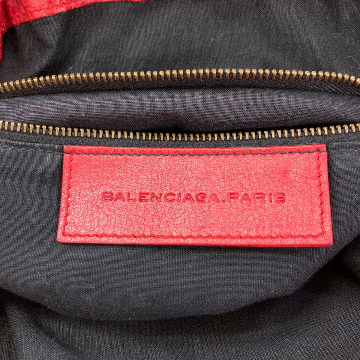 Balenciaga Red Color Leather Handbag (Pre-Owned)
