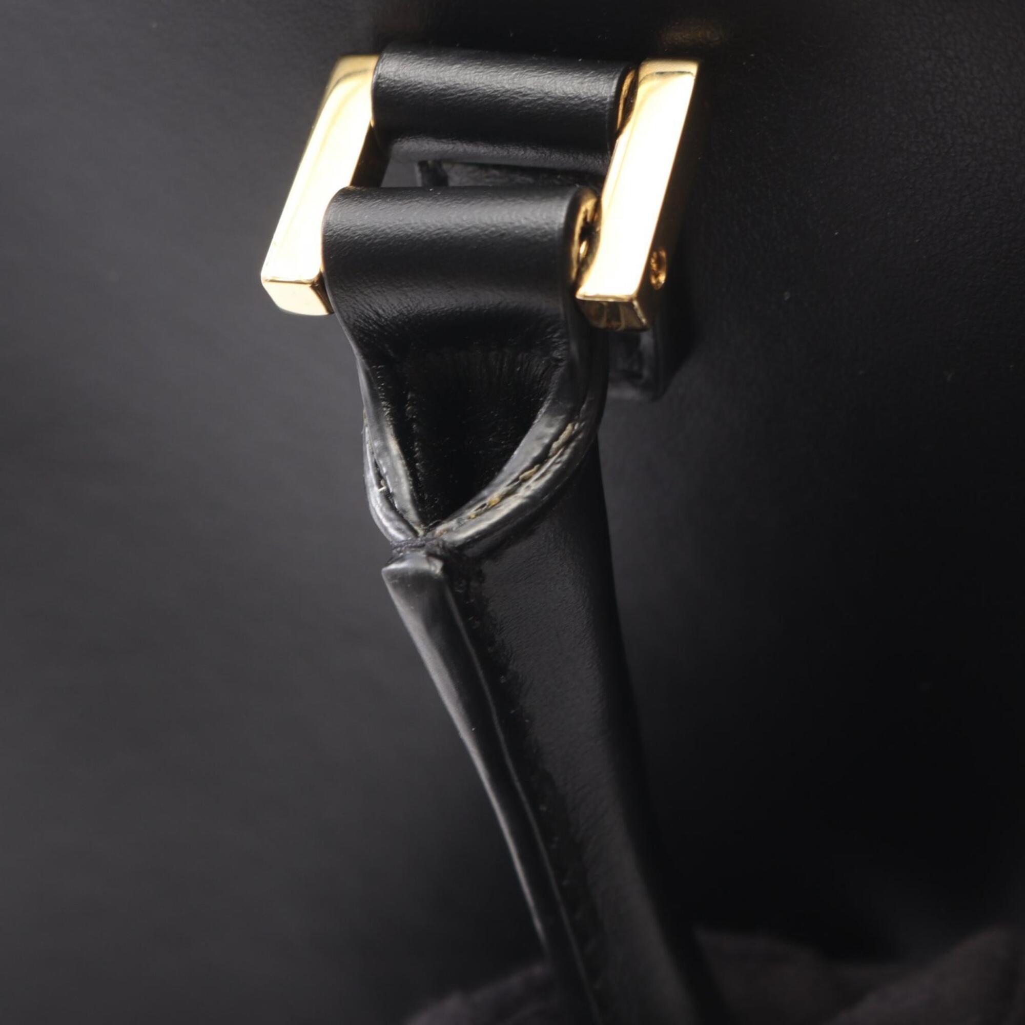 Saint Laurent Black Leather Handbag (Pre-Owned)