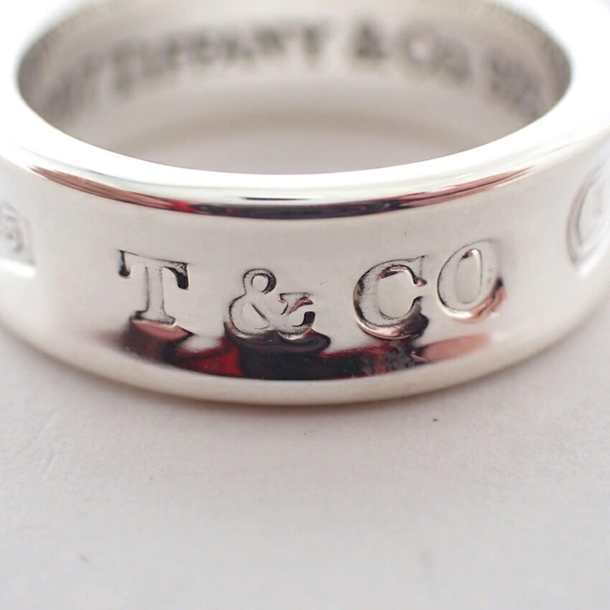 Tiffany Sterling Silver 925 Band Ring (Pre-Owned)