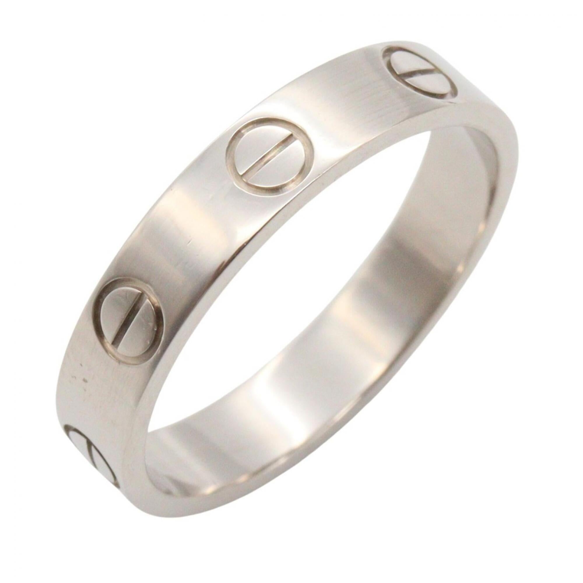 Cartier Silver White Gold (18K) Band Ring (Pre-Owned)