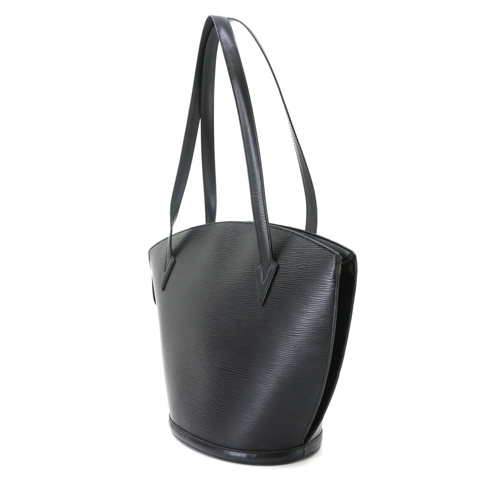 Louis Vuitton Epi Black Noir Epi Leather Handbag Tote Bag (Pre-Owned)