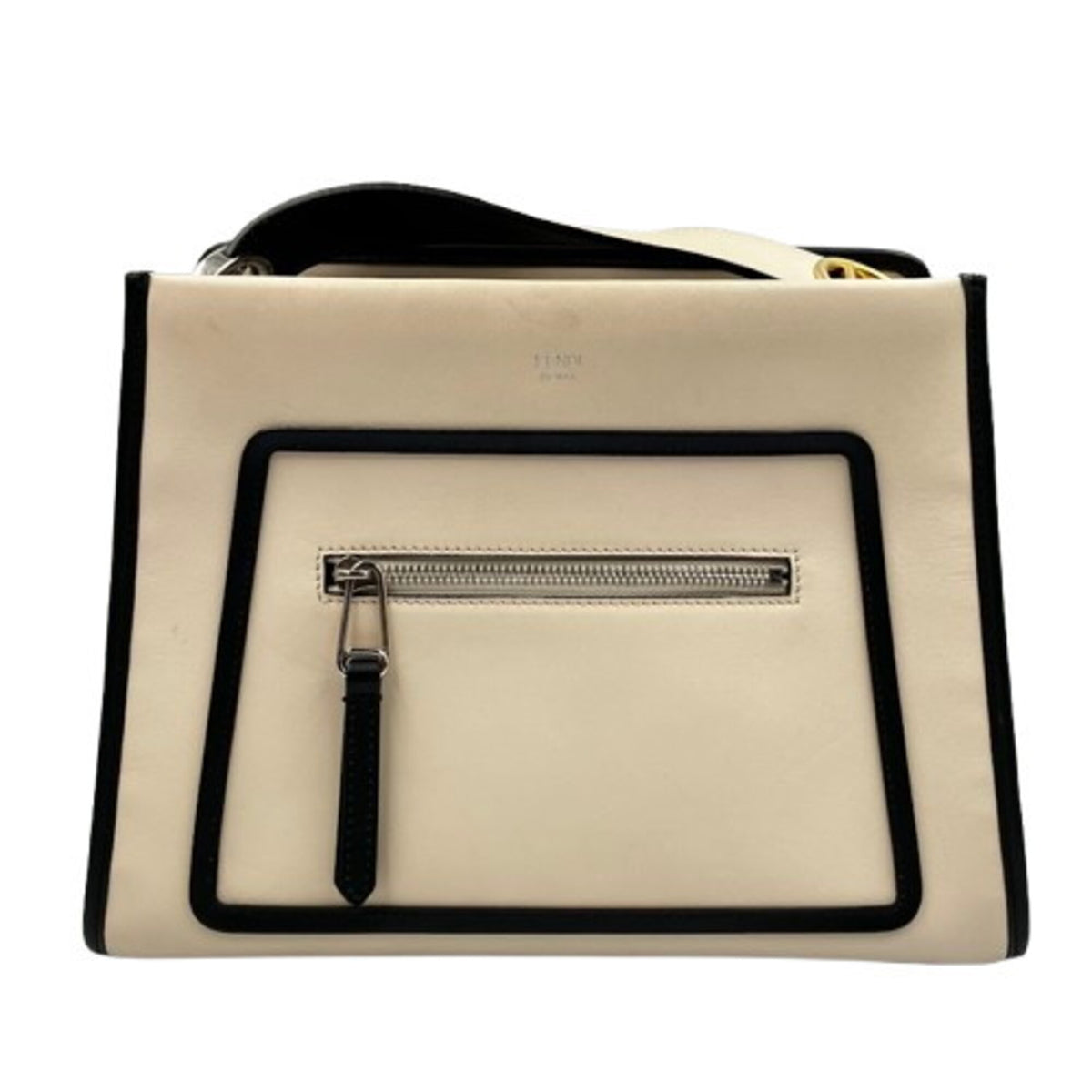 Fendi Beige Leather Handbag (Pre-Owned)
