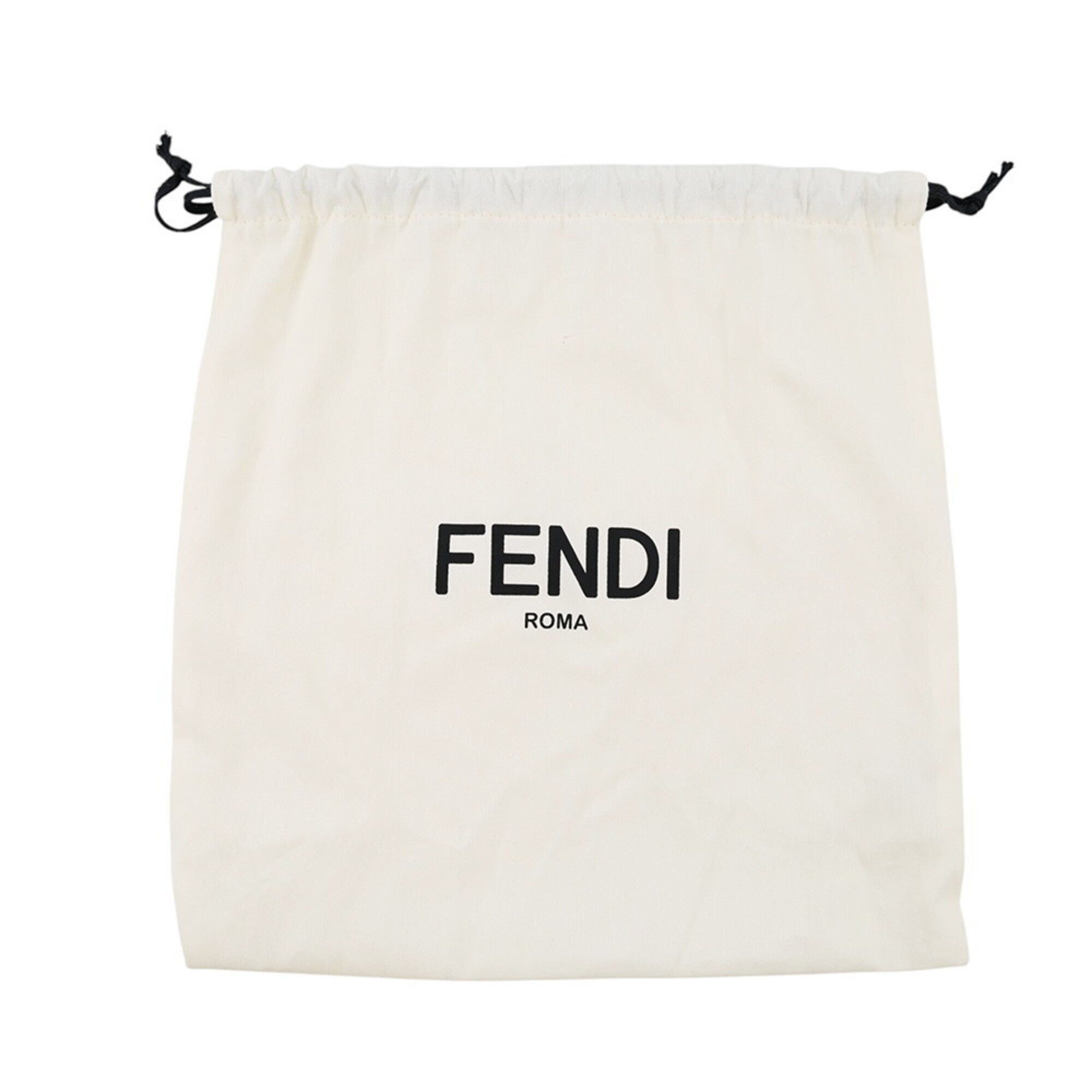 Fendi Brown Canvas Leather Handbag Shoulder Bag (Pre-Owned)